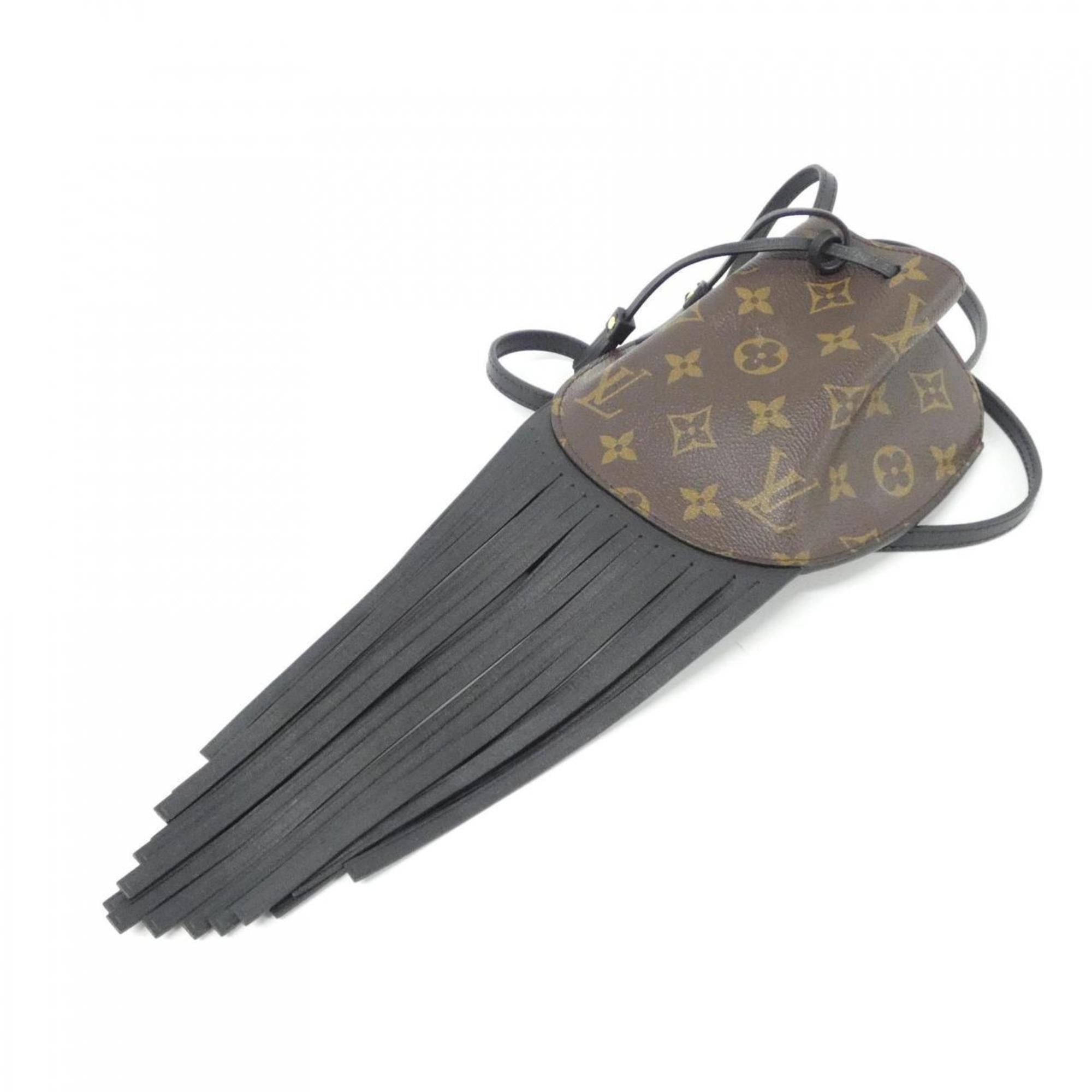 Louis Vuitton Monogram Marron Coated Canvas Shoulder Bag (Pre-Owned)