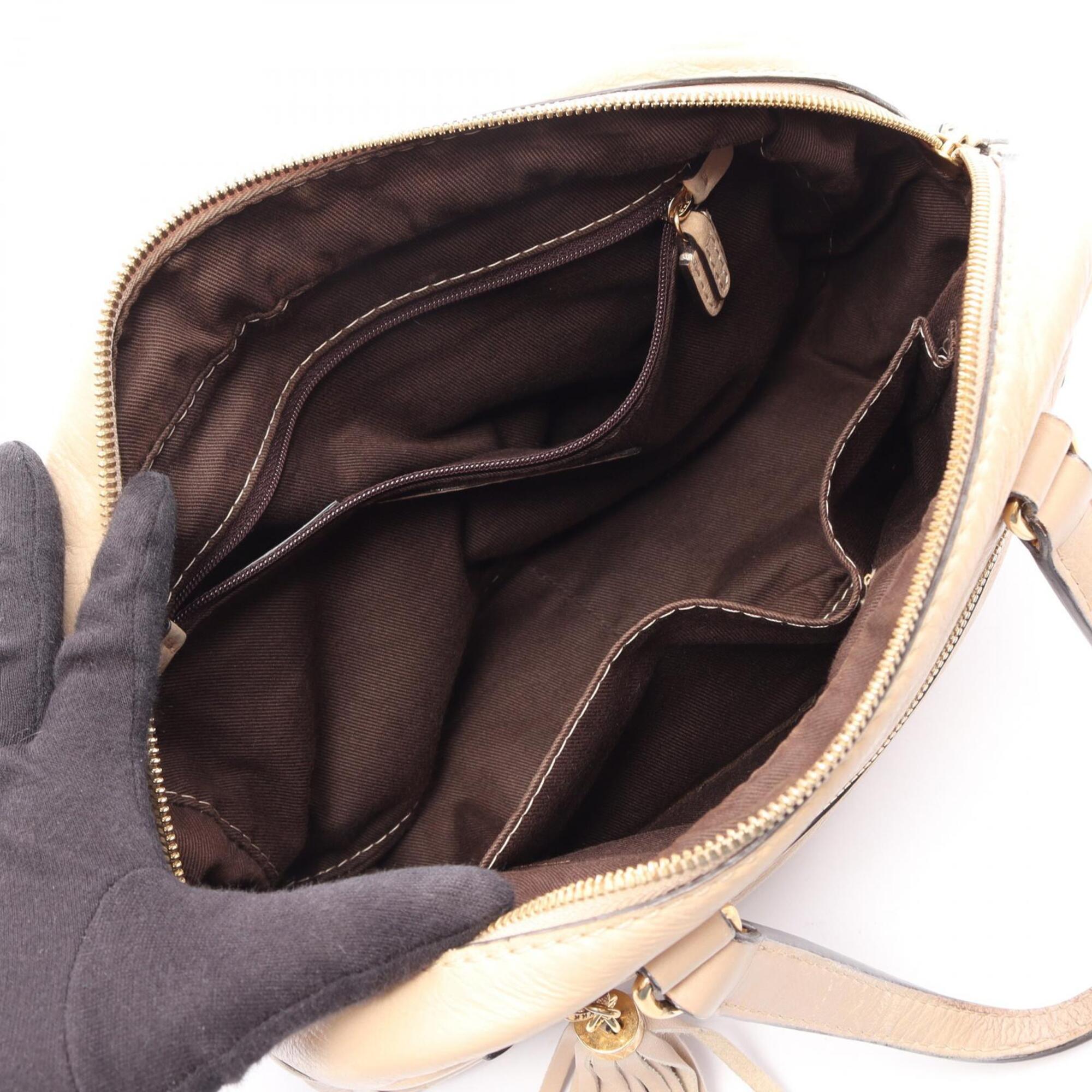 Loewe Beige Leather Handbag (Pre-Owned)