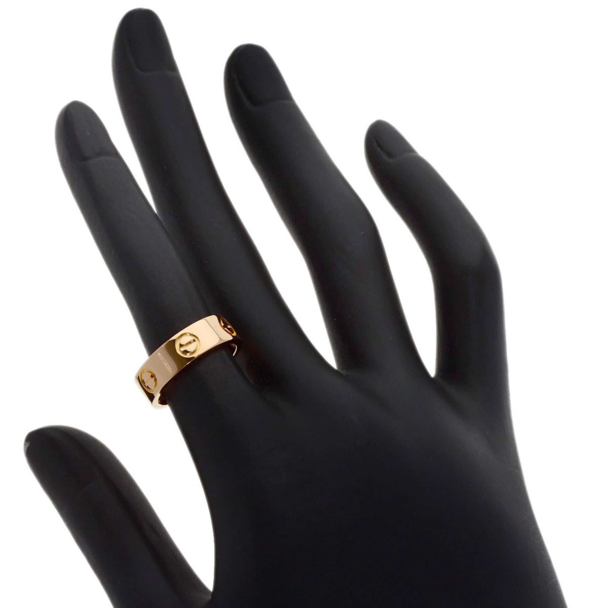 Cartier Love Pink Gold (18K) Band Ring (Pre-Owned)