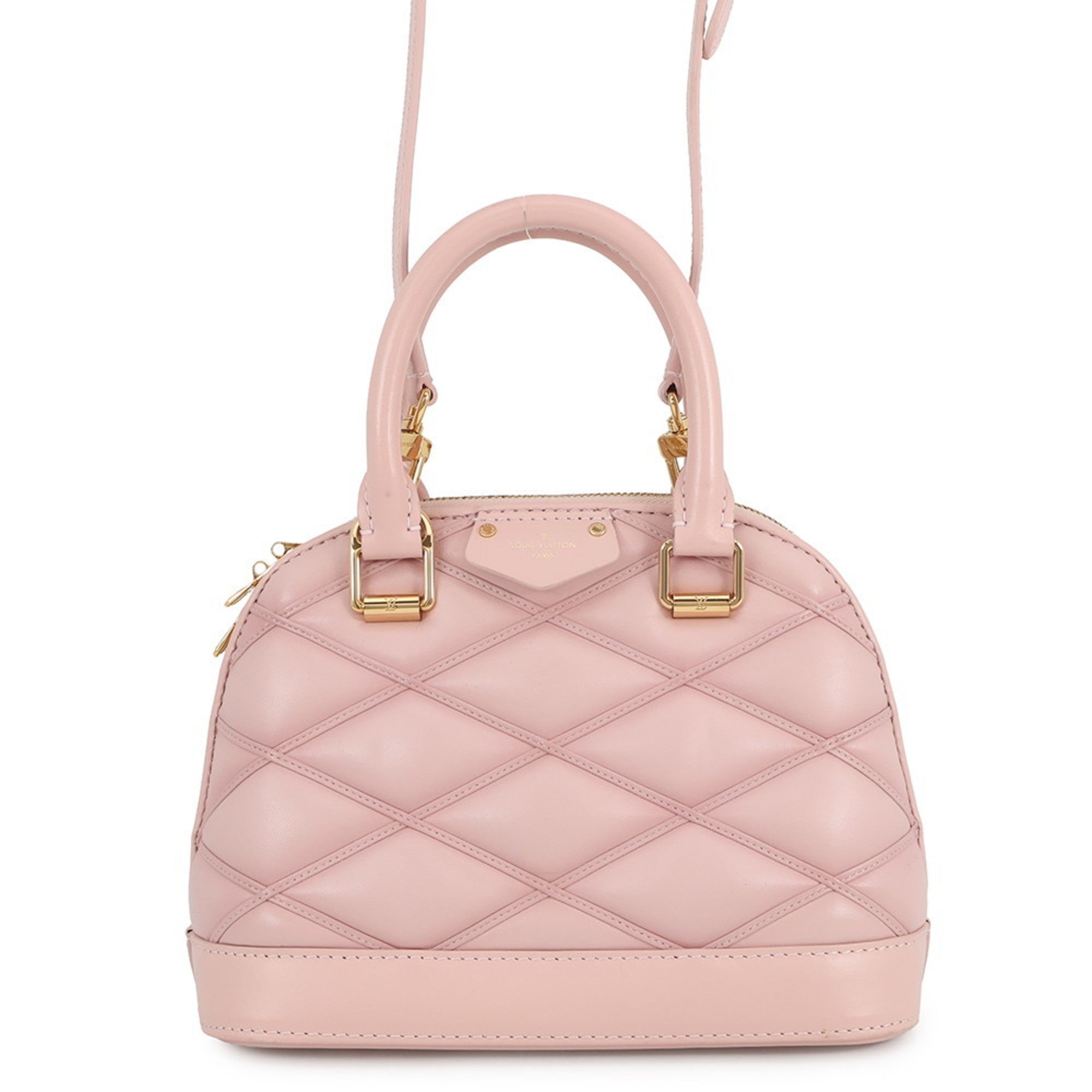 Louis Vuitton Pink Leather Handbag Shoulder Bag (Pre-Owned)