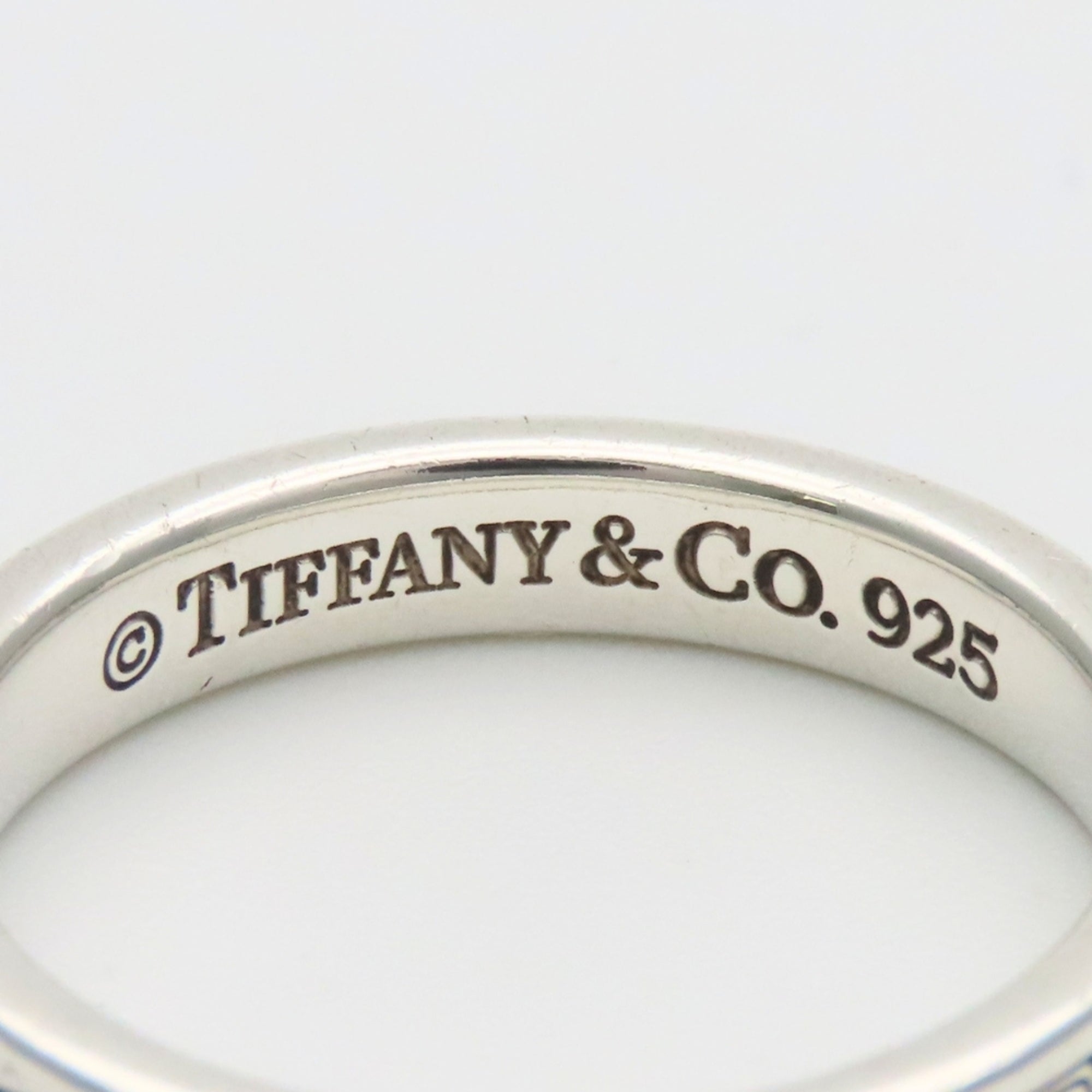 Tiffany Silver Silver 925 Band Ring (Pre-Owned)