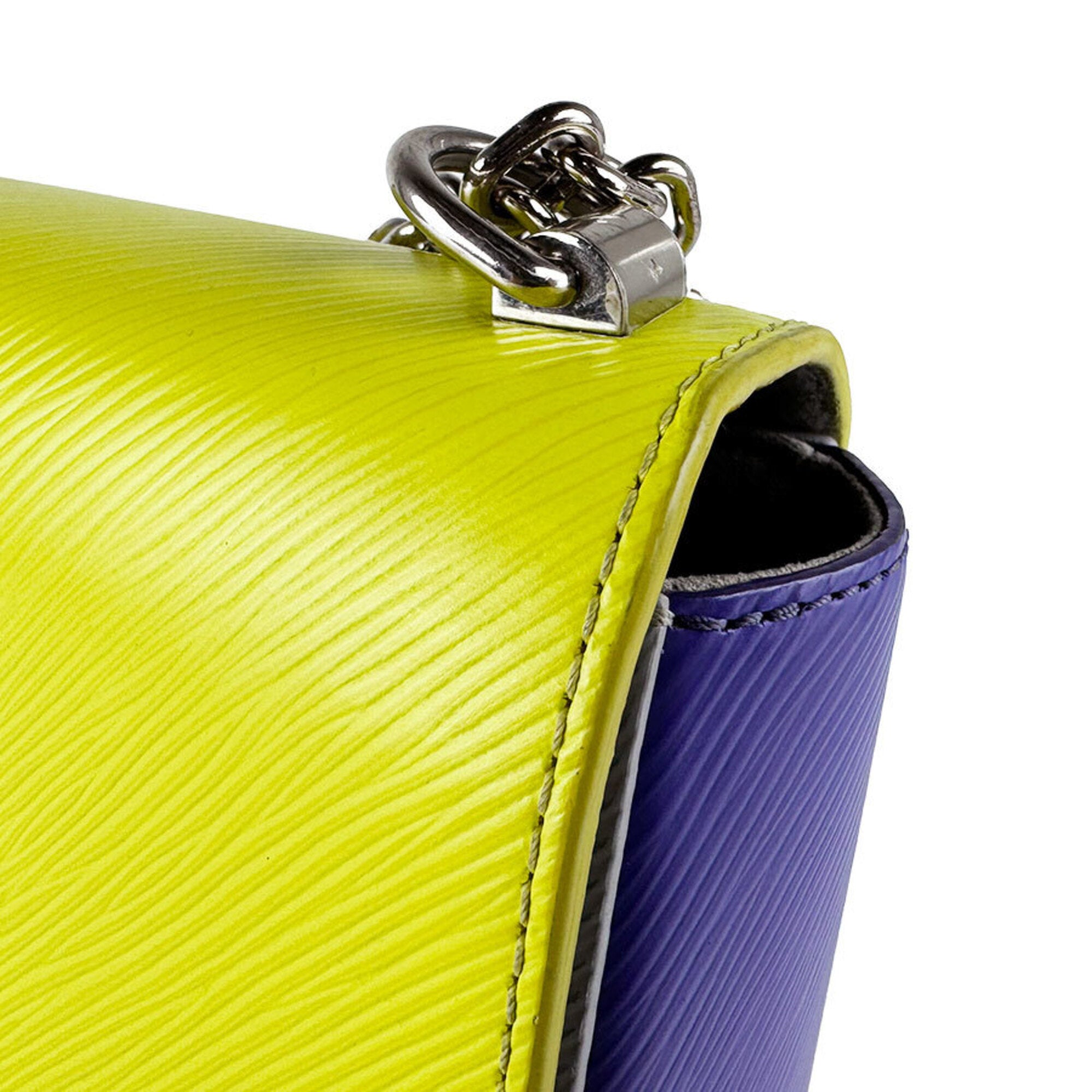 Louis Vuitton Gray Purple Yellow Epi Leather Shoulder Bag (Pre-Owned)