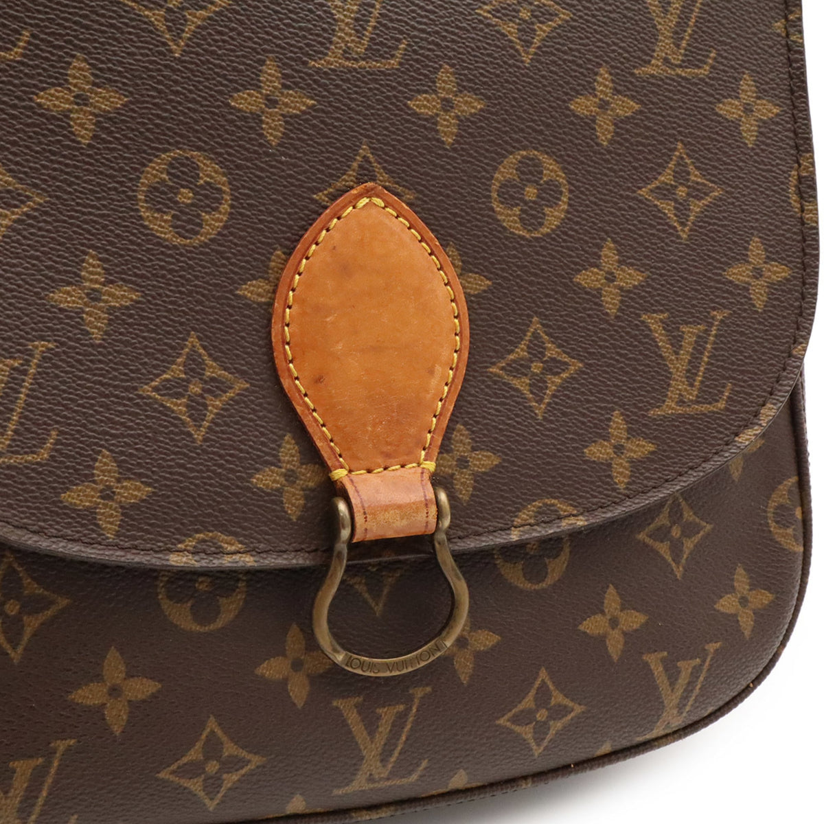 Gucci Beige Brown Brown Green Red Color Leather Pvc Pochette Shoulder Bag (Pre-Owned)