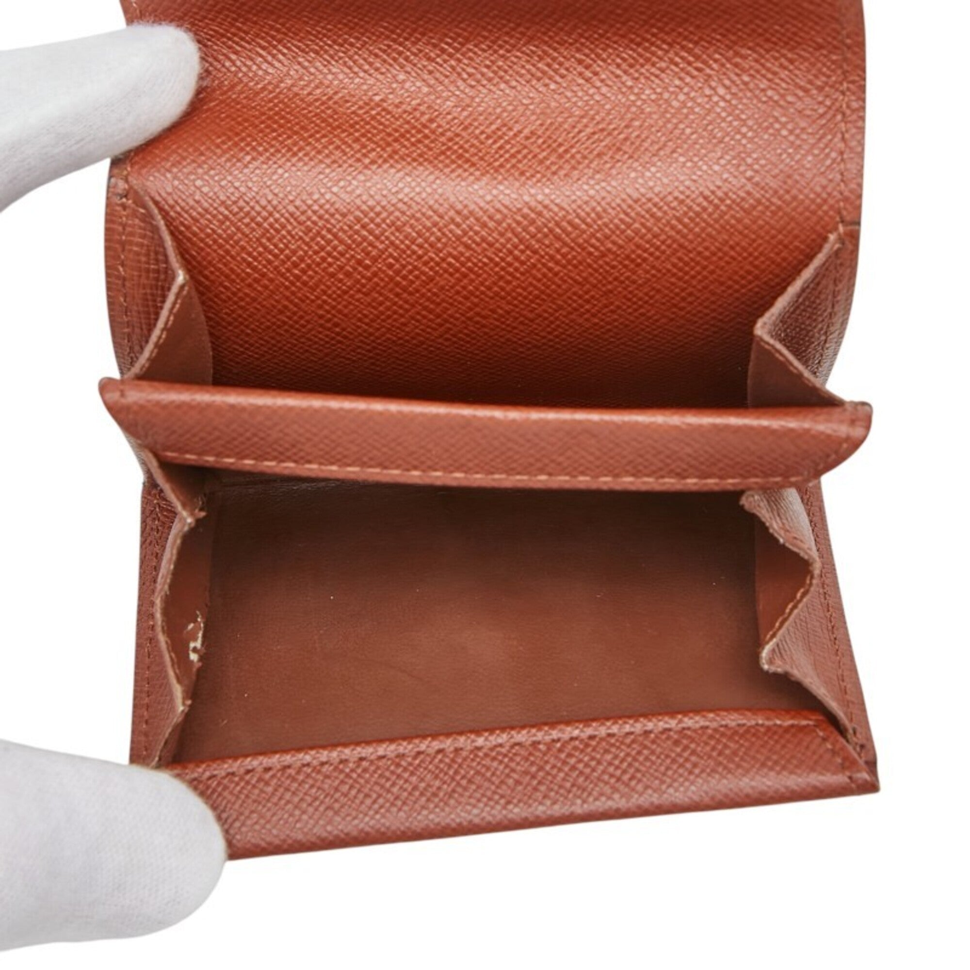 Louis Vuitton Monogram Brown Pvc Leather Coin Purse/Coin Case (Pre-Owned)