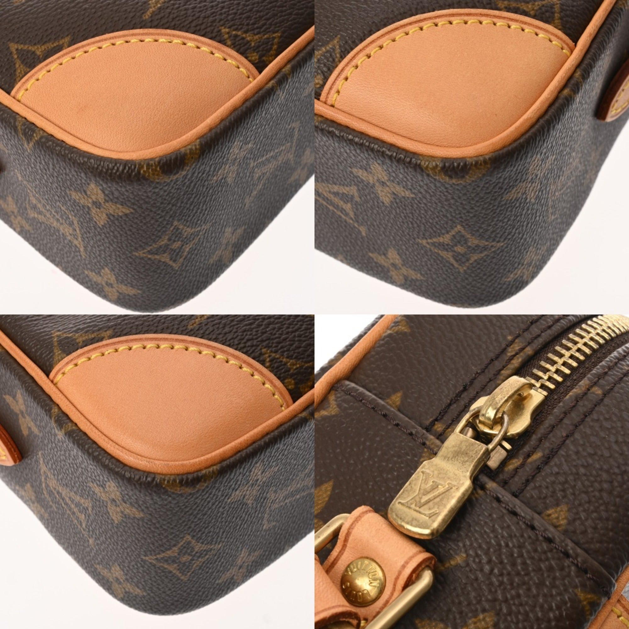 Louis Vuitton Brown Monogram Canvas Shoulder Bag (Pre-Owned)