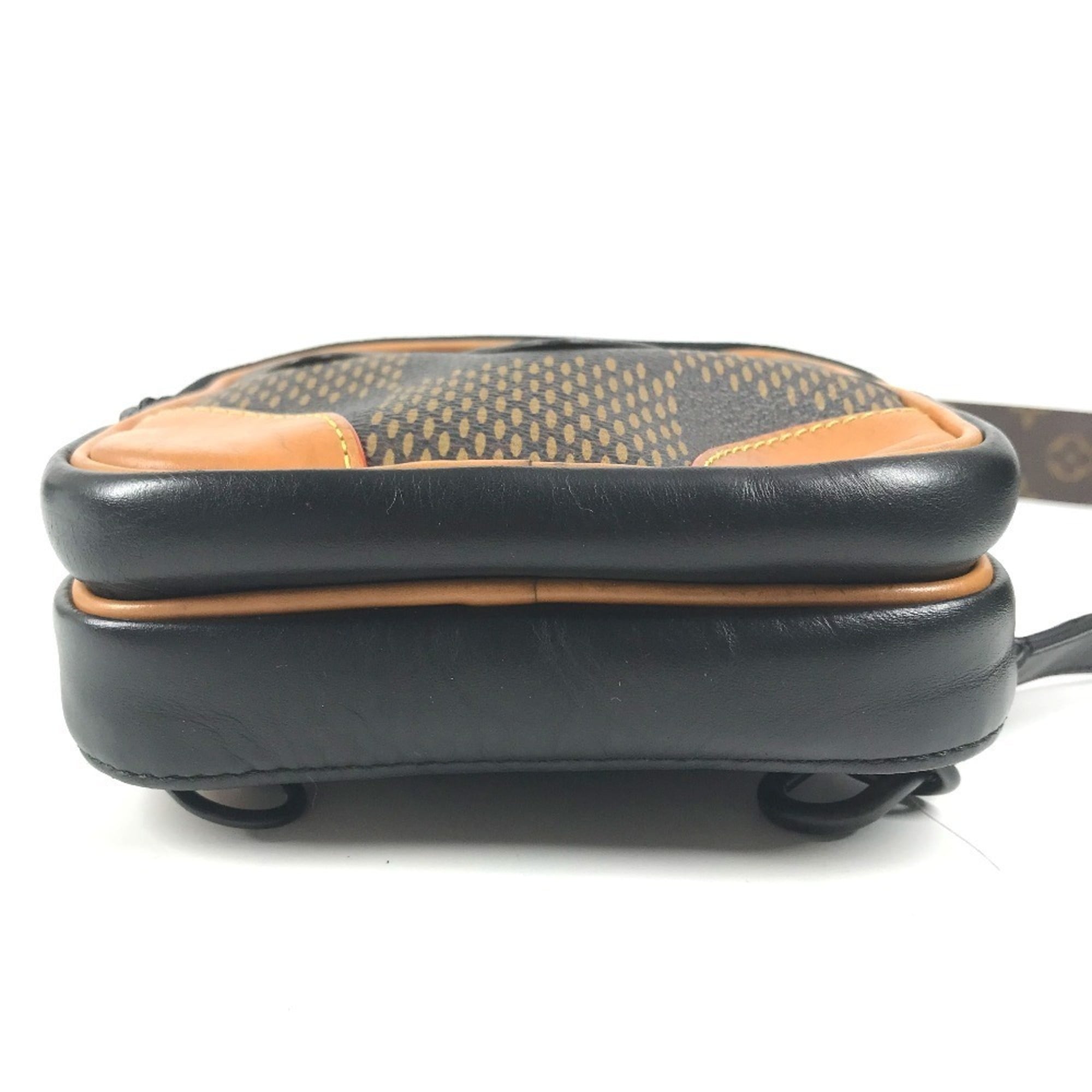 Louis Vuitton Brown Damier Canvas Galle Monogram Monogram Damier Canvas Shoulder Bag Sling Bag (Pre-Owned)