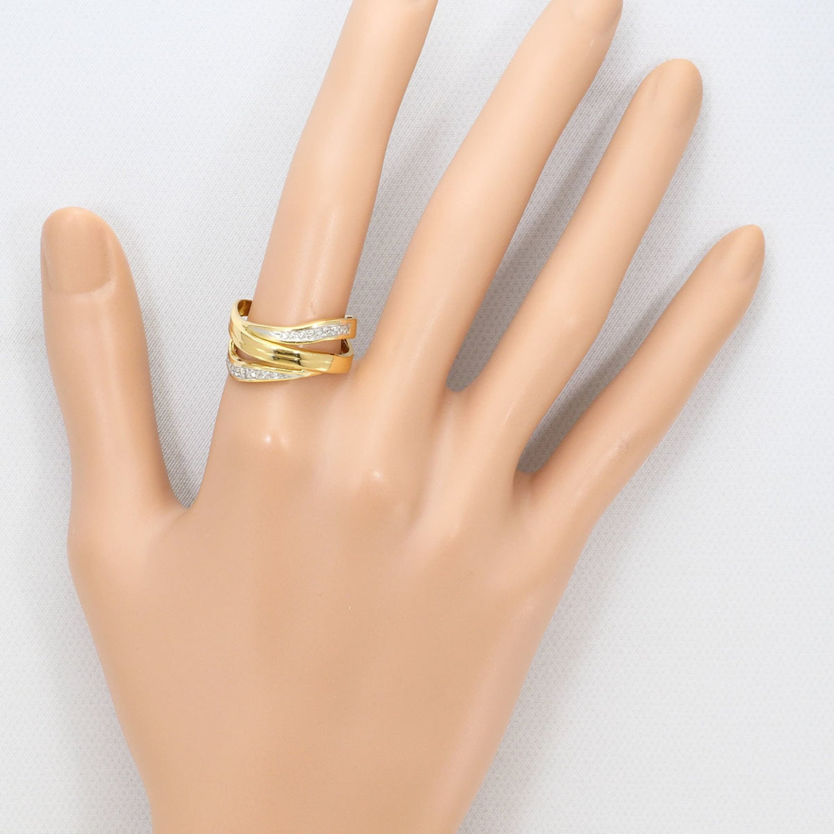 Unbranded Platinum Yellow Gold Yellow Gold (18K) Platinum 900 Band Ring (Pre-Owned)