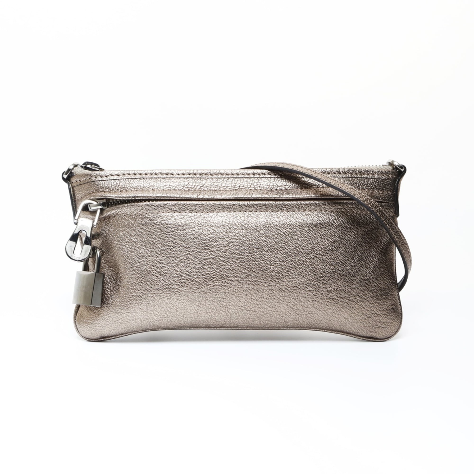 Loewe Gold Leather Shoulder Bag (Pre-Owned)