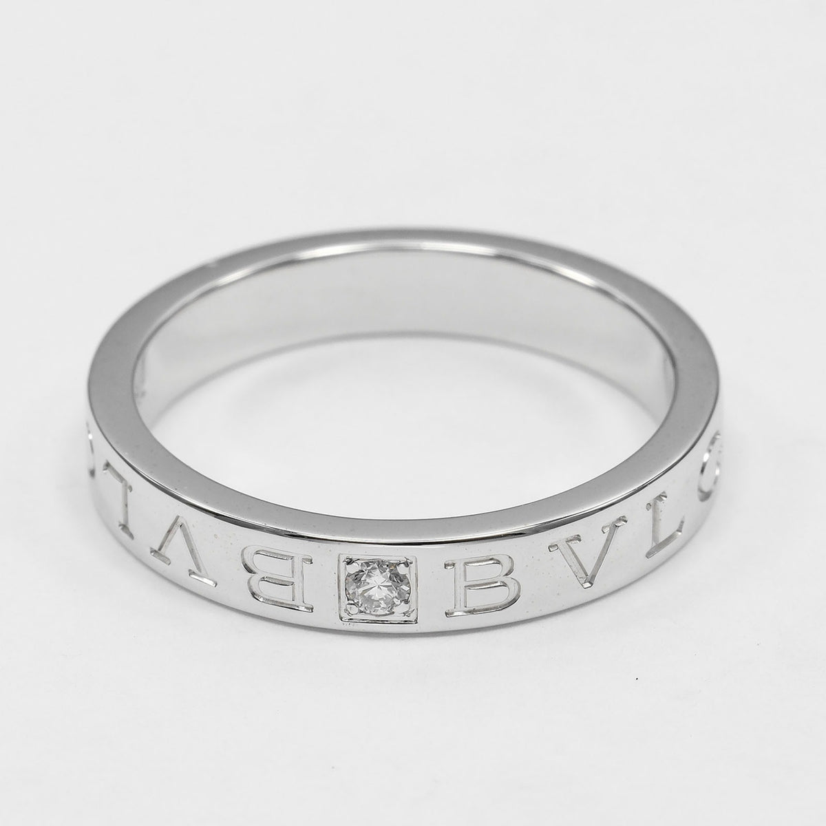 Bvlgari White Gold (18K) Band Ring (Pre-Owned)