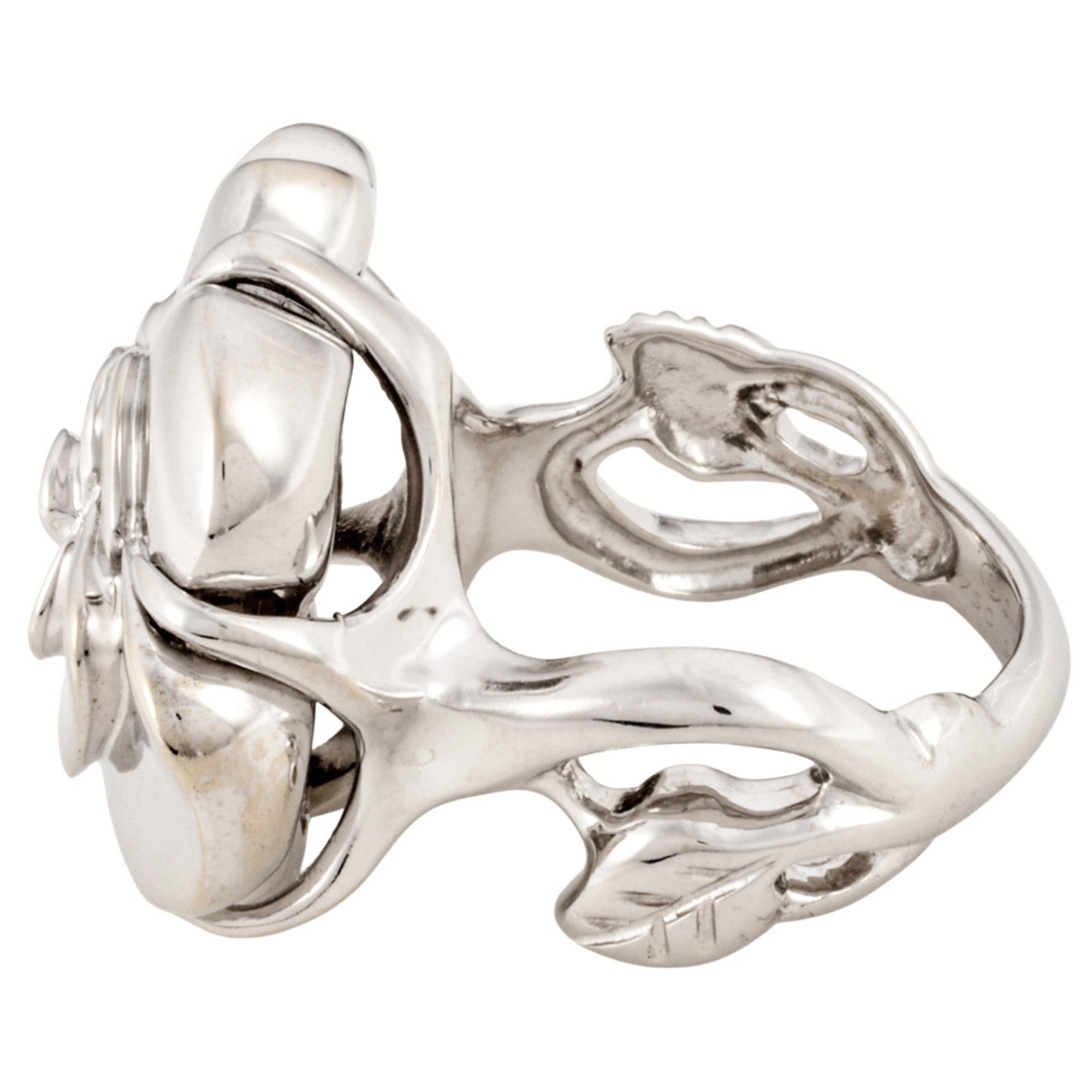Chanel White Gold White Gold (18K) Band Ring (Pre-Owned)