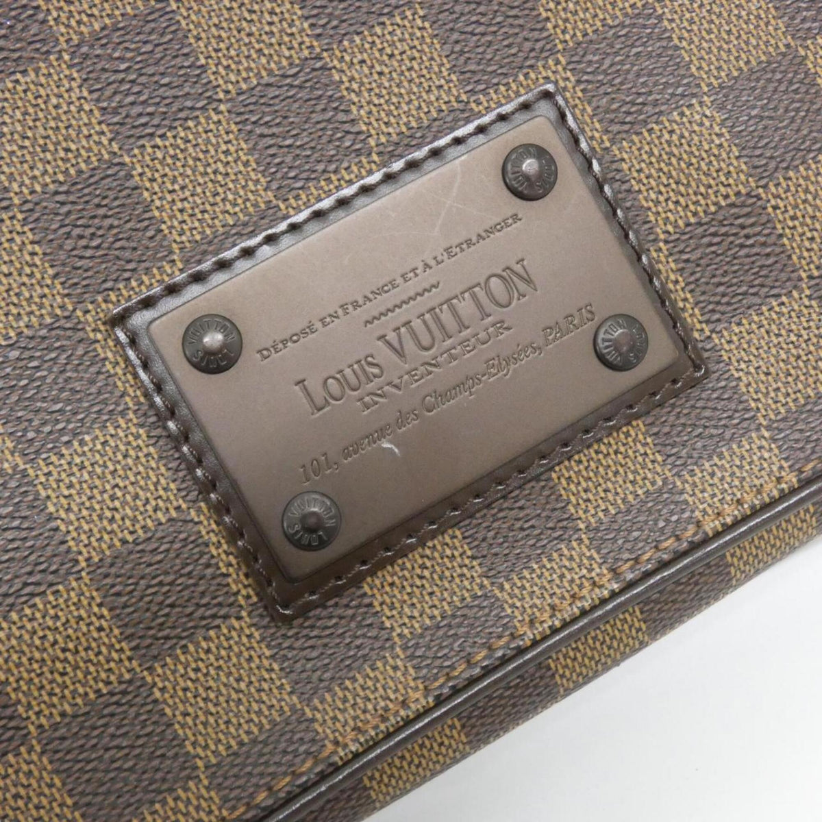 Louis Vuitton Ebene Coated Canvas Shoulder Bag (Pre-Owned)