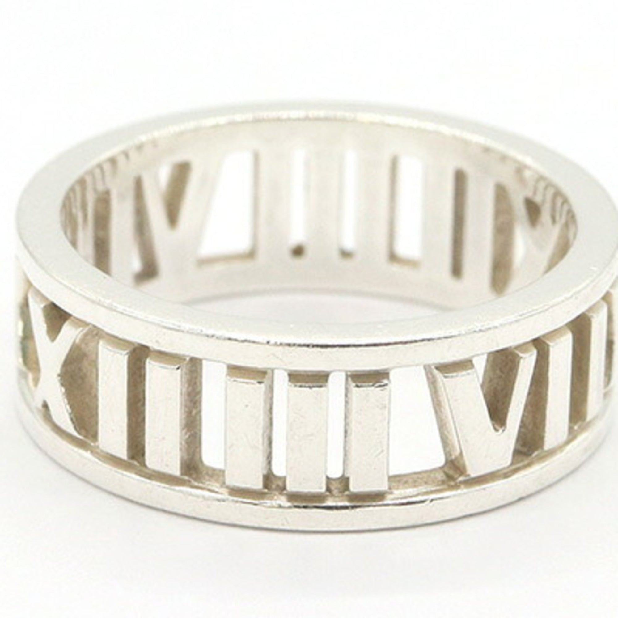 Tiffany Silver Sterling Silver 925 Band Ring (Pre-Owned)