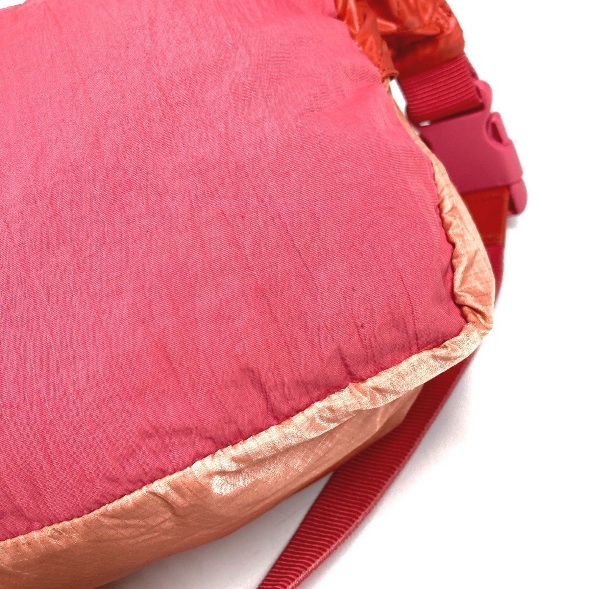 Chanel Pink Red Color Nylon (Pre-Owned)