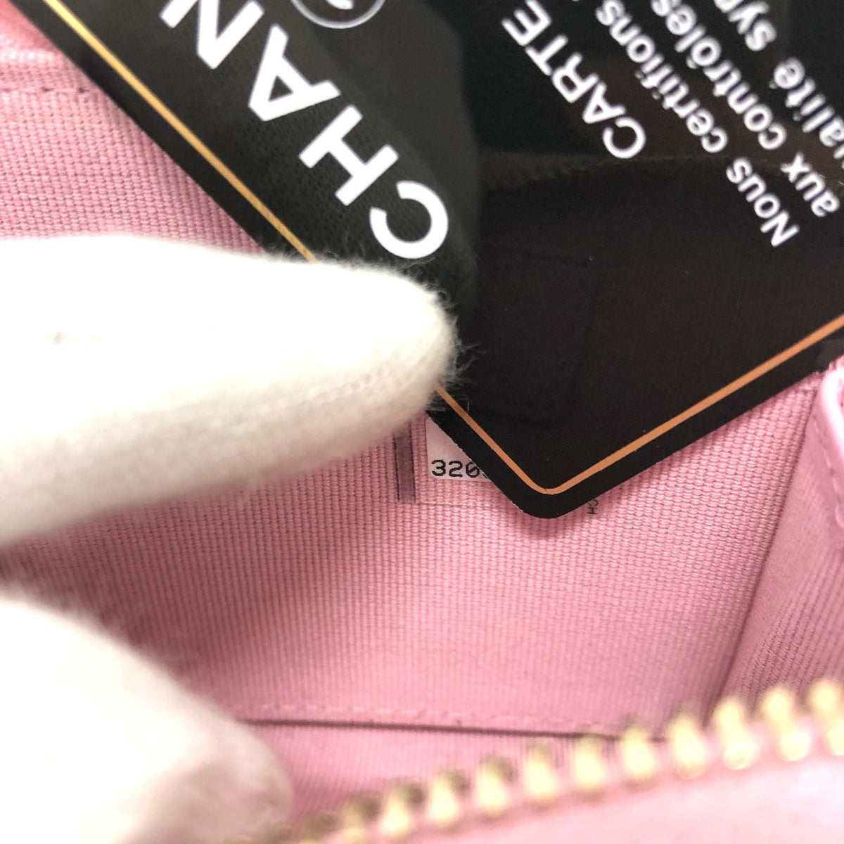 Chanel Pink Leather Coin Purse/Coin Case (Pre-Owned)