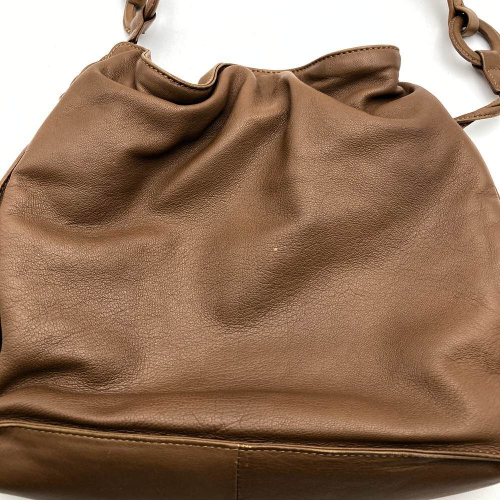 Loewe Brown Leather Shoulder Bag (Pre-Owned)