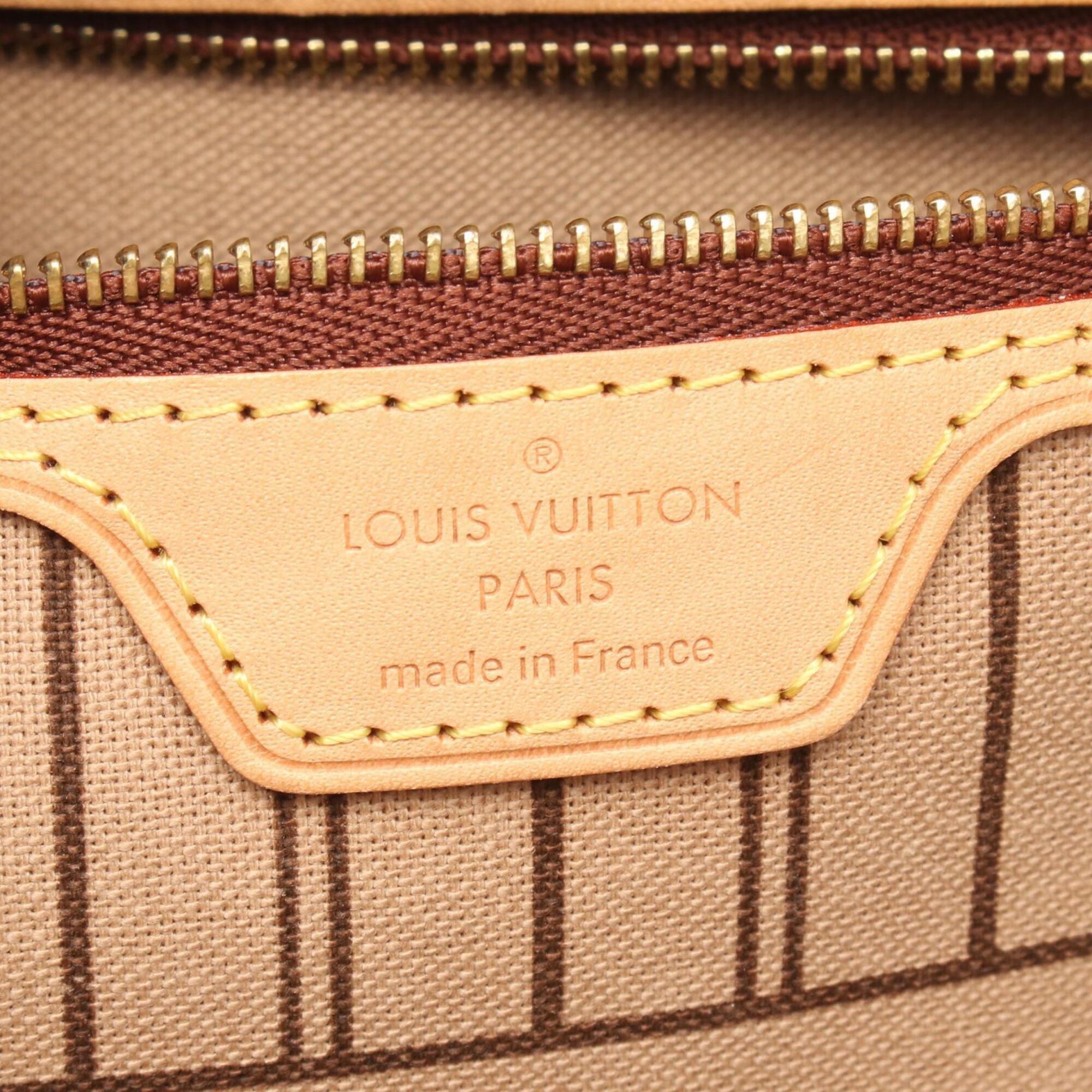 Louis Vuitton Brown Coated Canvas Pvc Monogram Leather Handbag Tote Bag (Pre-Owned)