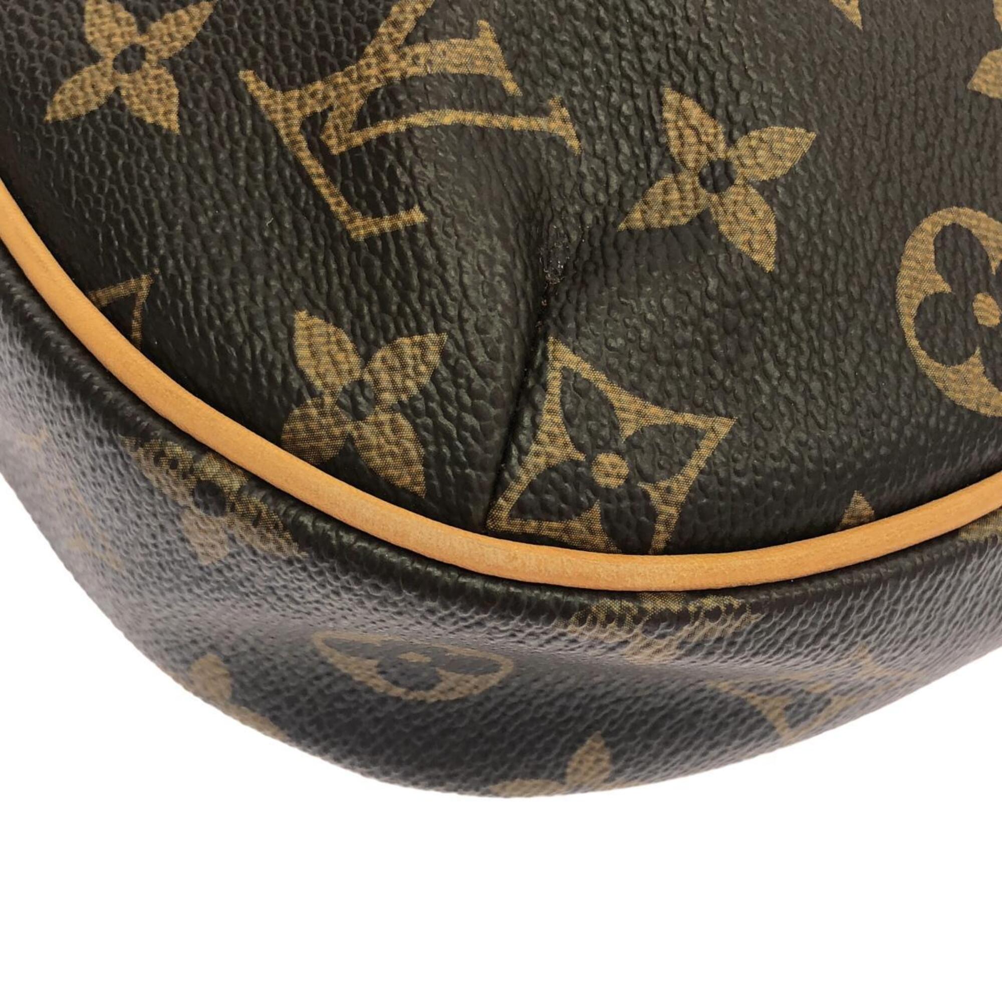Louis Vuitton Marron Coated Canvas Shoulder Bag (Pre-Owned)