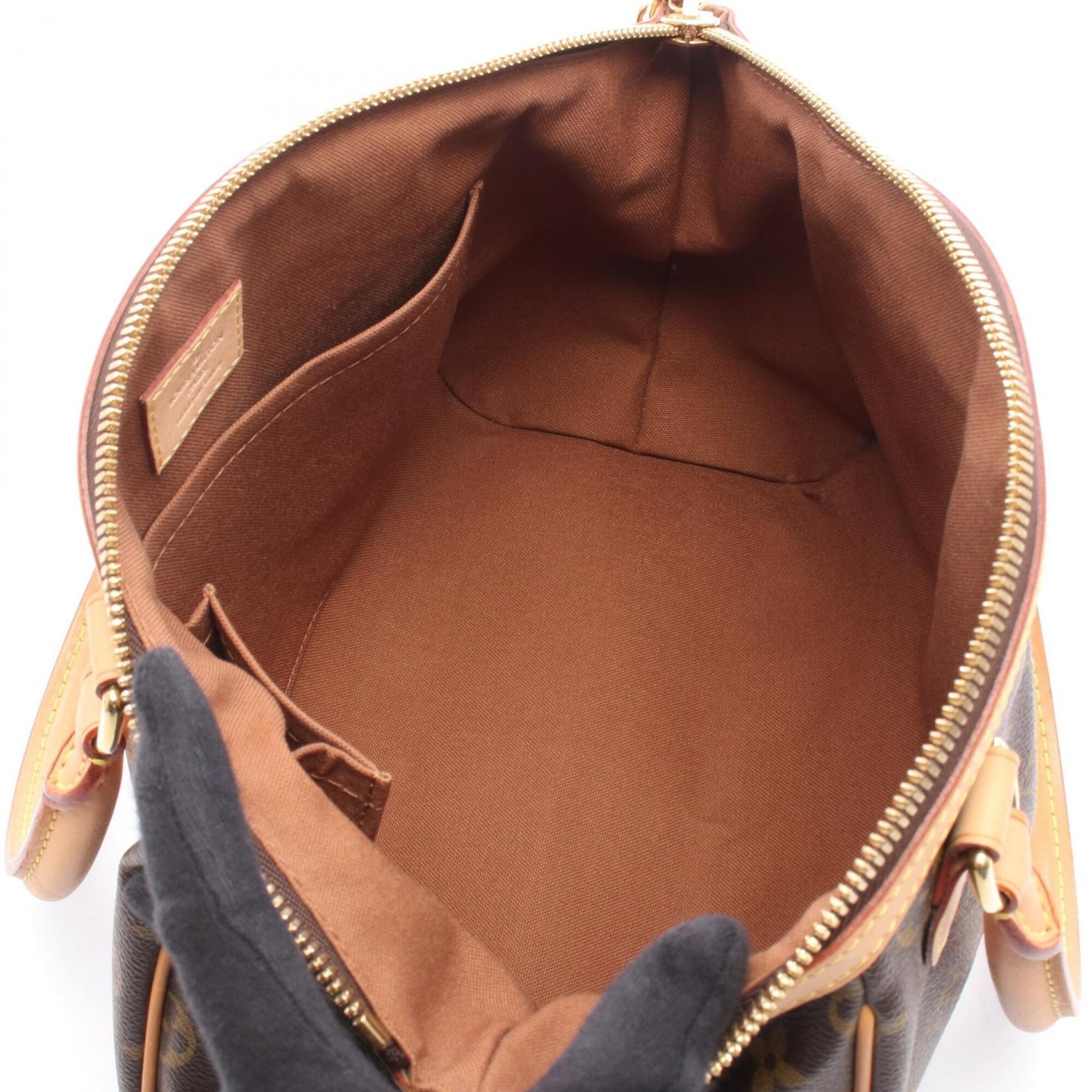 Louis Vuitton Brown Coated Canvas Leather Handbag (Pre-Owned)