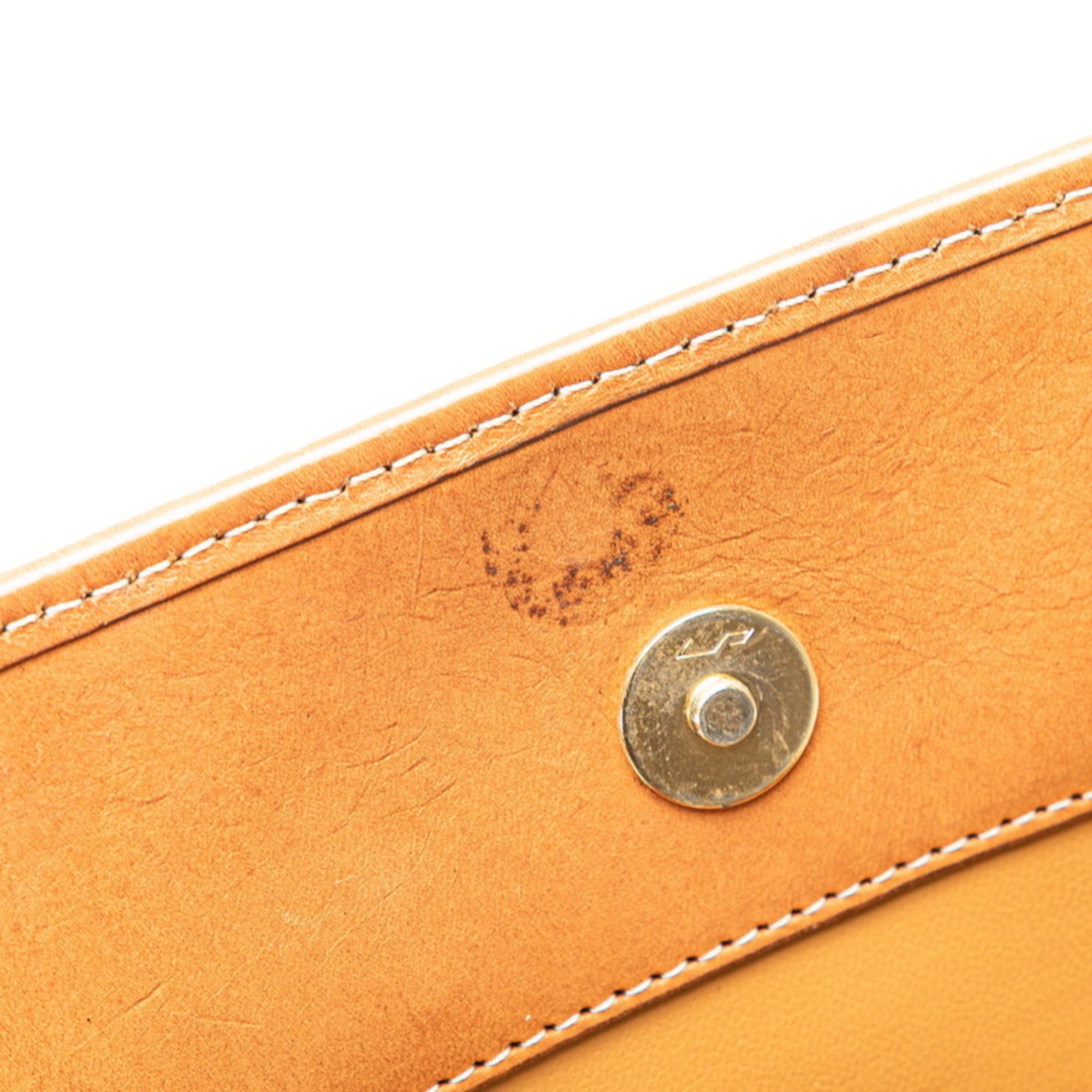 Celine Brown Pvc Leather Shoulder Bag (Pre-Owned)