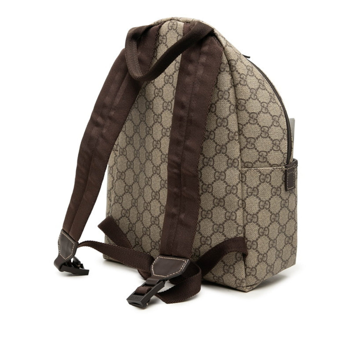 Gucci Beige Brown Pvc Backpack (Pre-Owned)