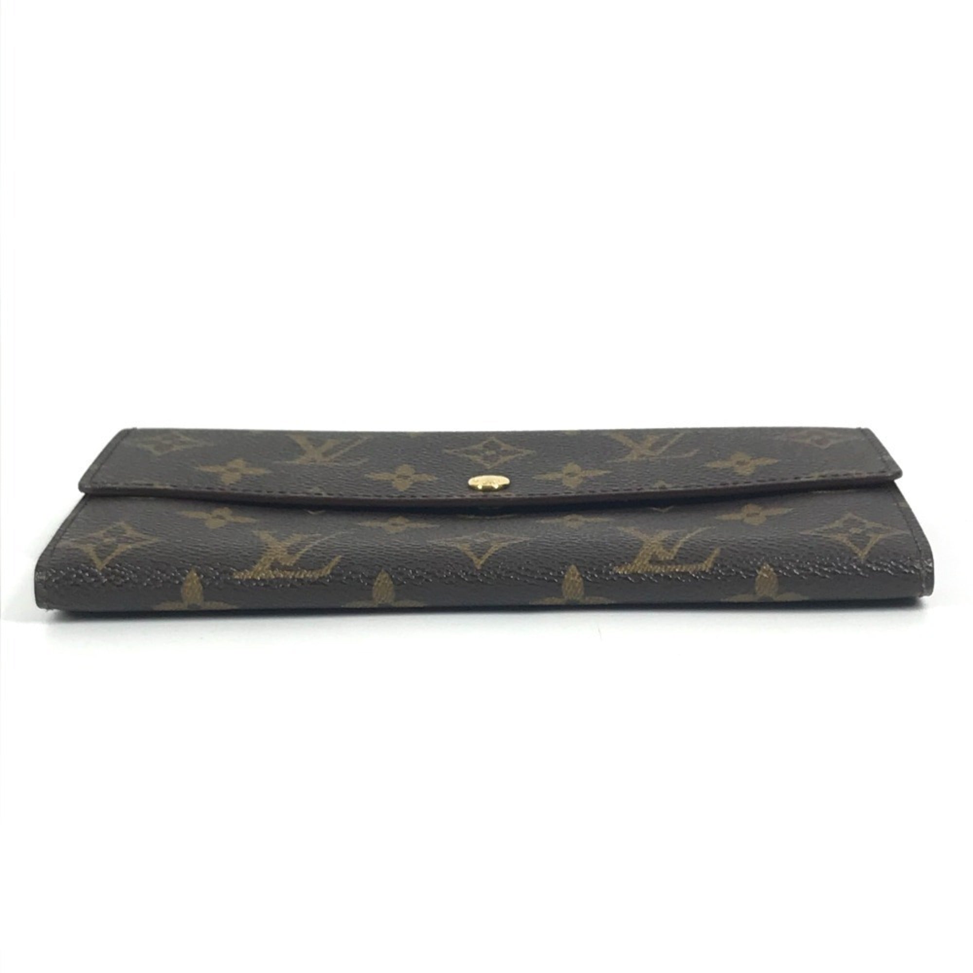 Louis Vuitton Monogram Brown Monogram Long Wallet (Bi-Fold) (Pre-Owned)