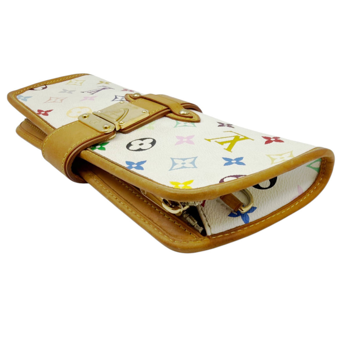 Louis Vuitton Blanc Monogram Multicolore Pouch (Pre-Owned)