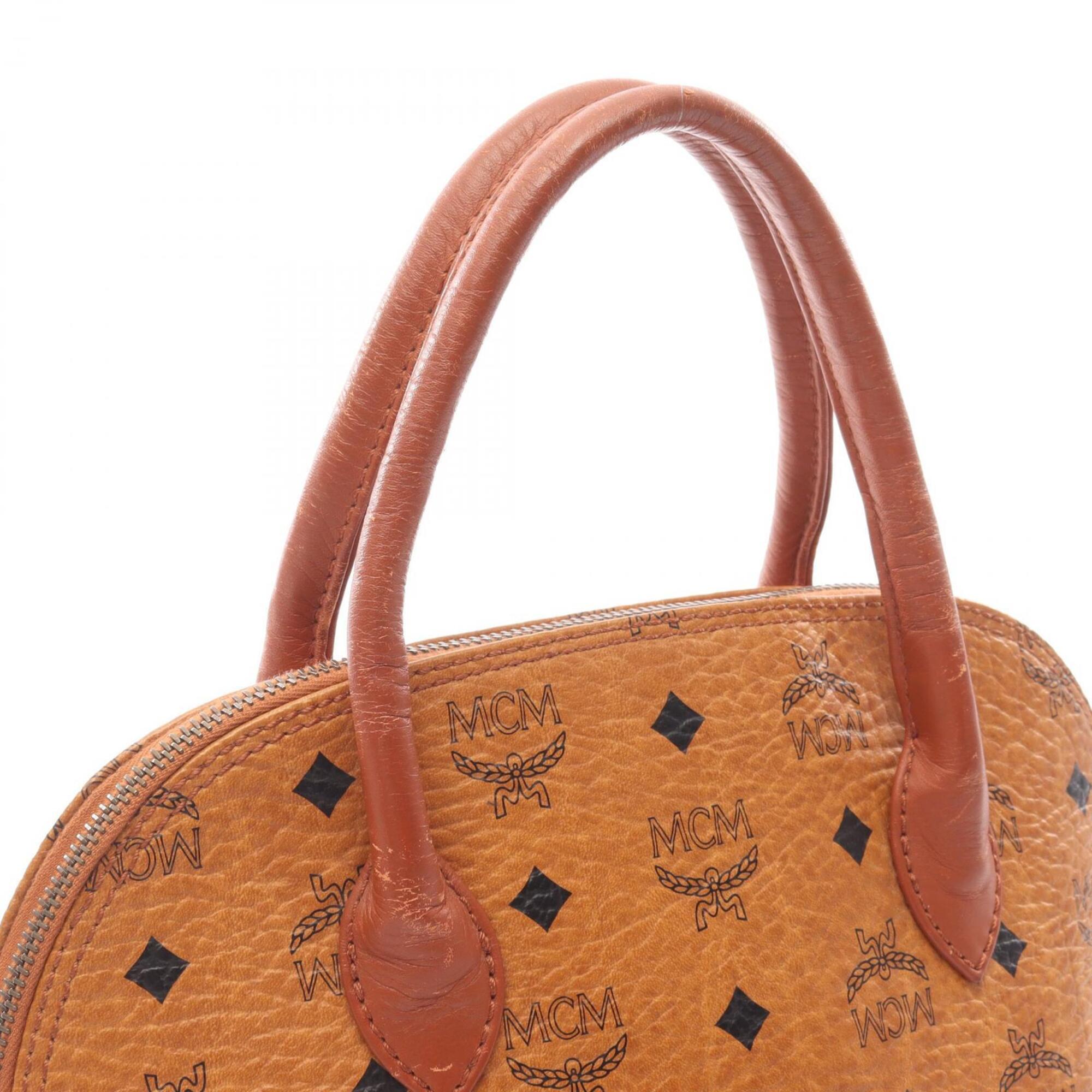 Mcm Brown Leather Handbag (Pre-Owned)
