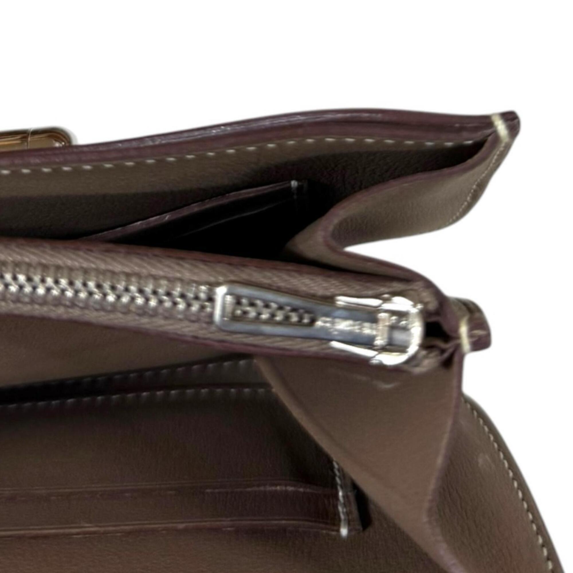 Hermes Beige Swift Leather Shoulder Bag (Pre-Owned)