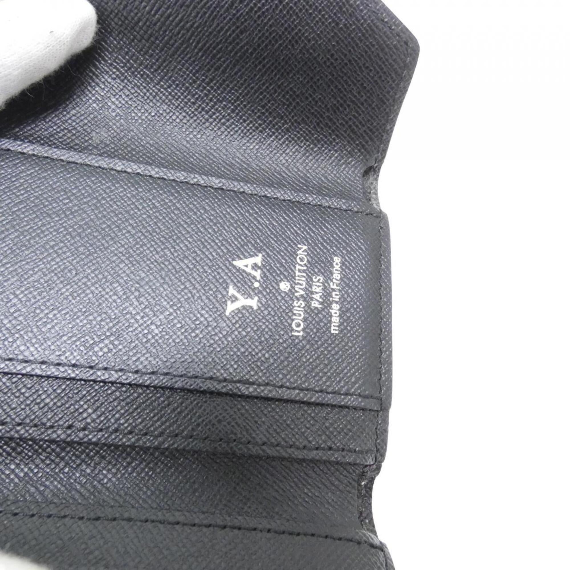 Louis Vuitton Marron Coated Canvas Wallet (Tri-Fold) (Pre-Owned)