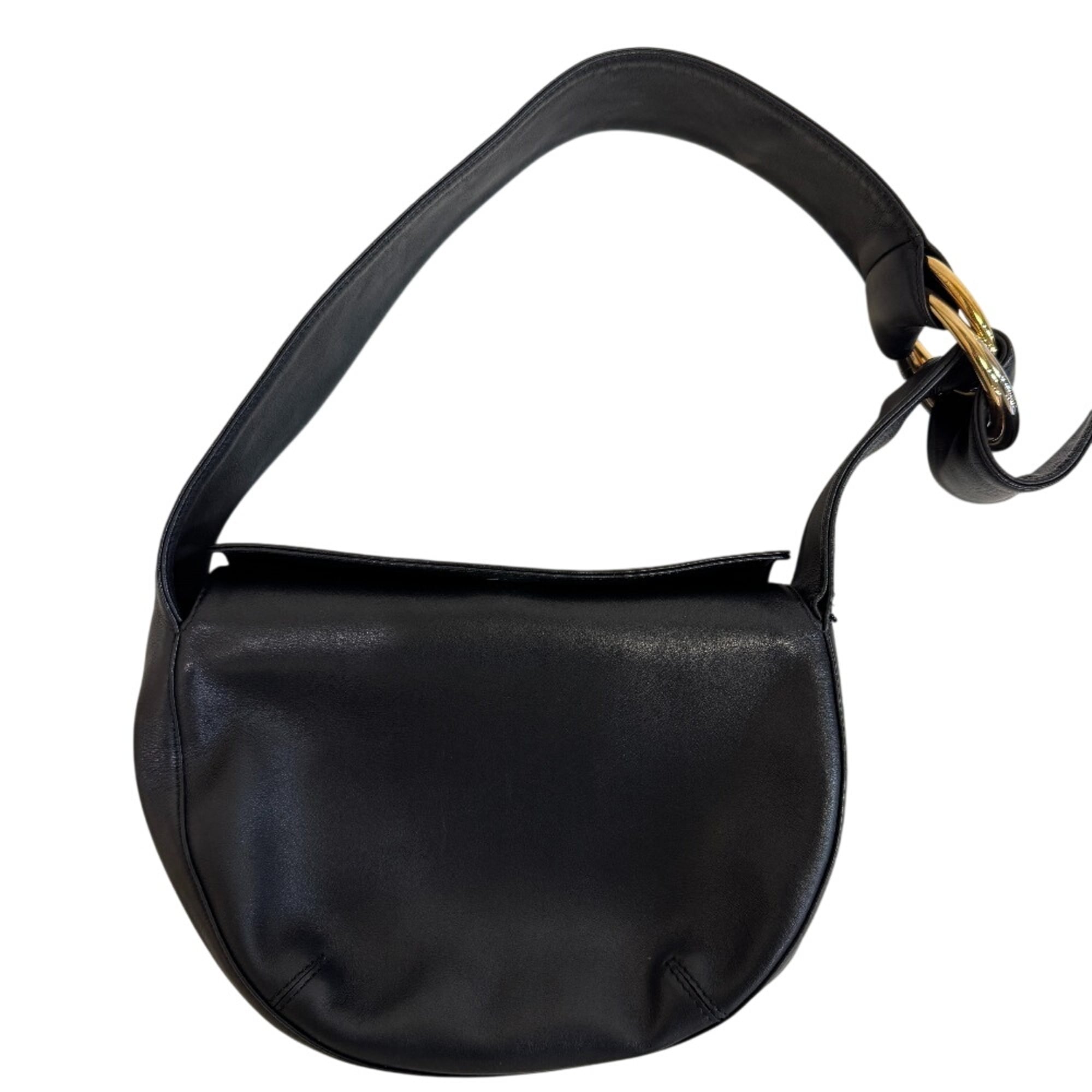 Cartier Trinity Black Leather Shoulder Bag (Pre-Owned)