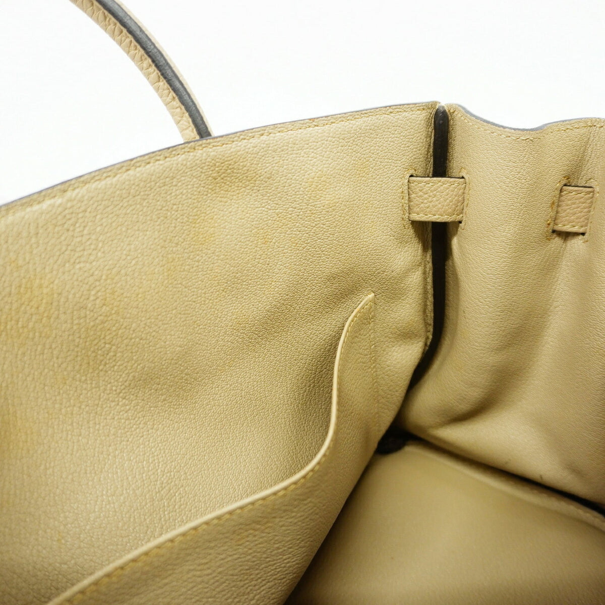 Hermes Gris Tourterelle Togo Leather Handbag (Pre-Owned)