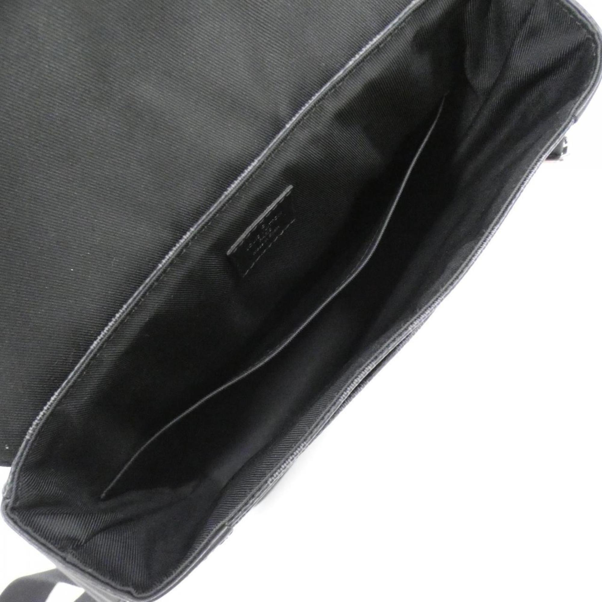 Louis Vuitton Graphite Gray Coated Canvas Shoulder Bag (Pre-Owned)