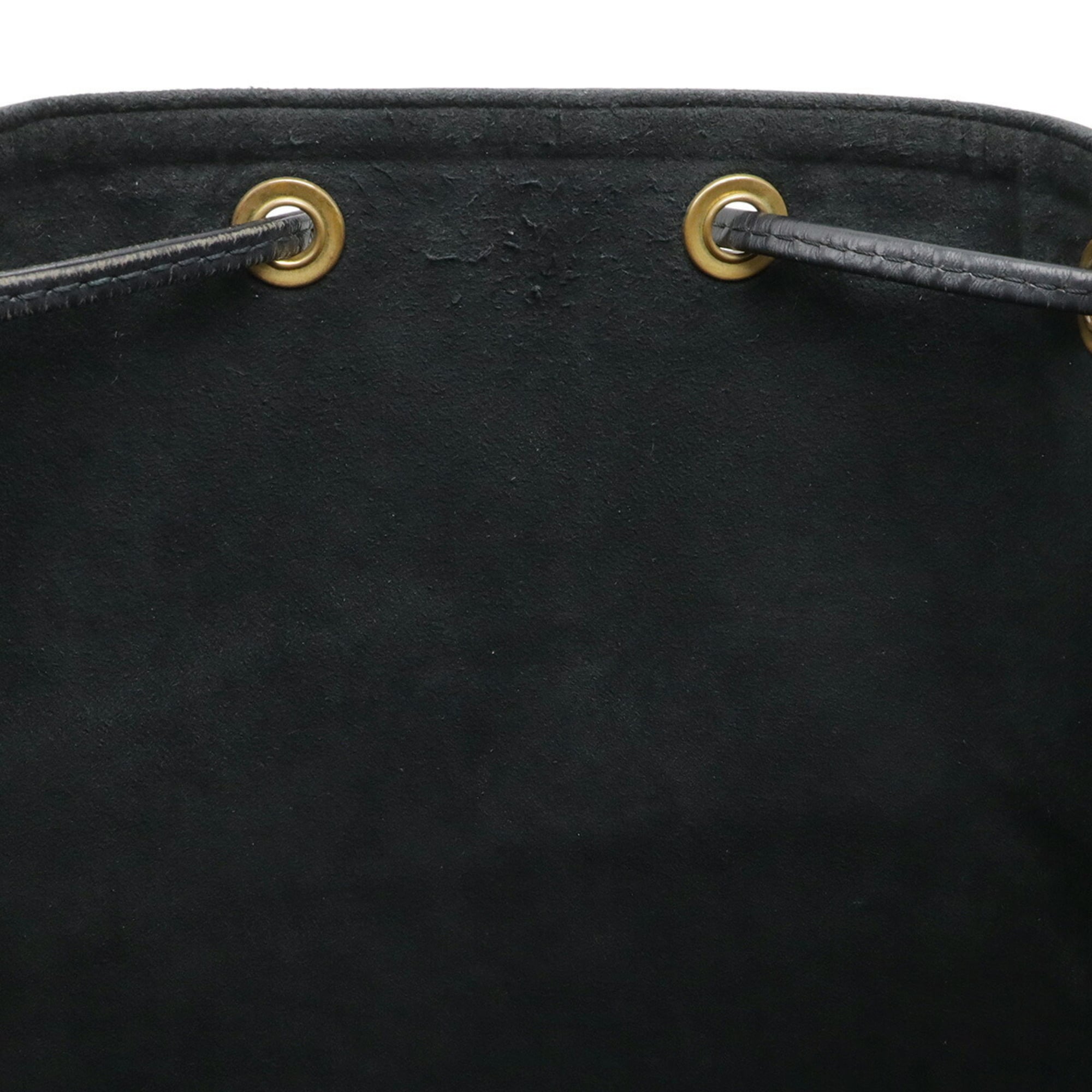 Louis Vuitton Black Noir Epi Leather Shoulder Bag (Pre-Owned)