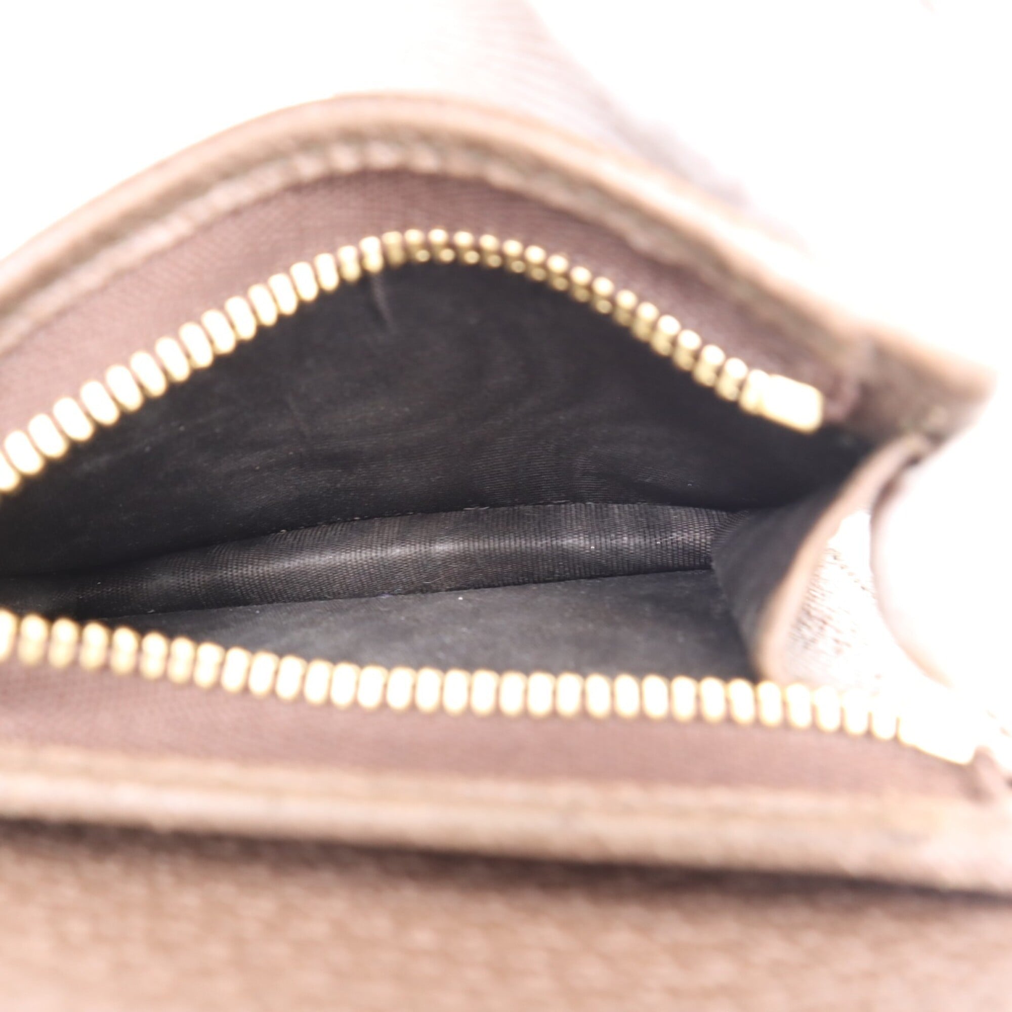 Gucci Ophidia Beige Brown Multi-Color Coated Canvas Leather Wallet (Bi-Fold) (Pre-Owned)