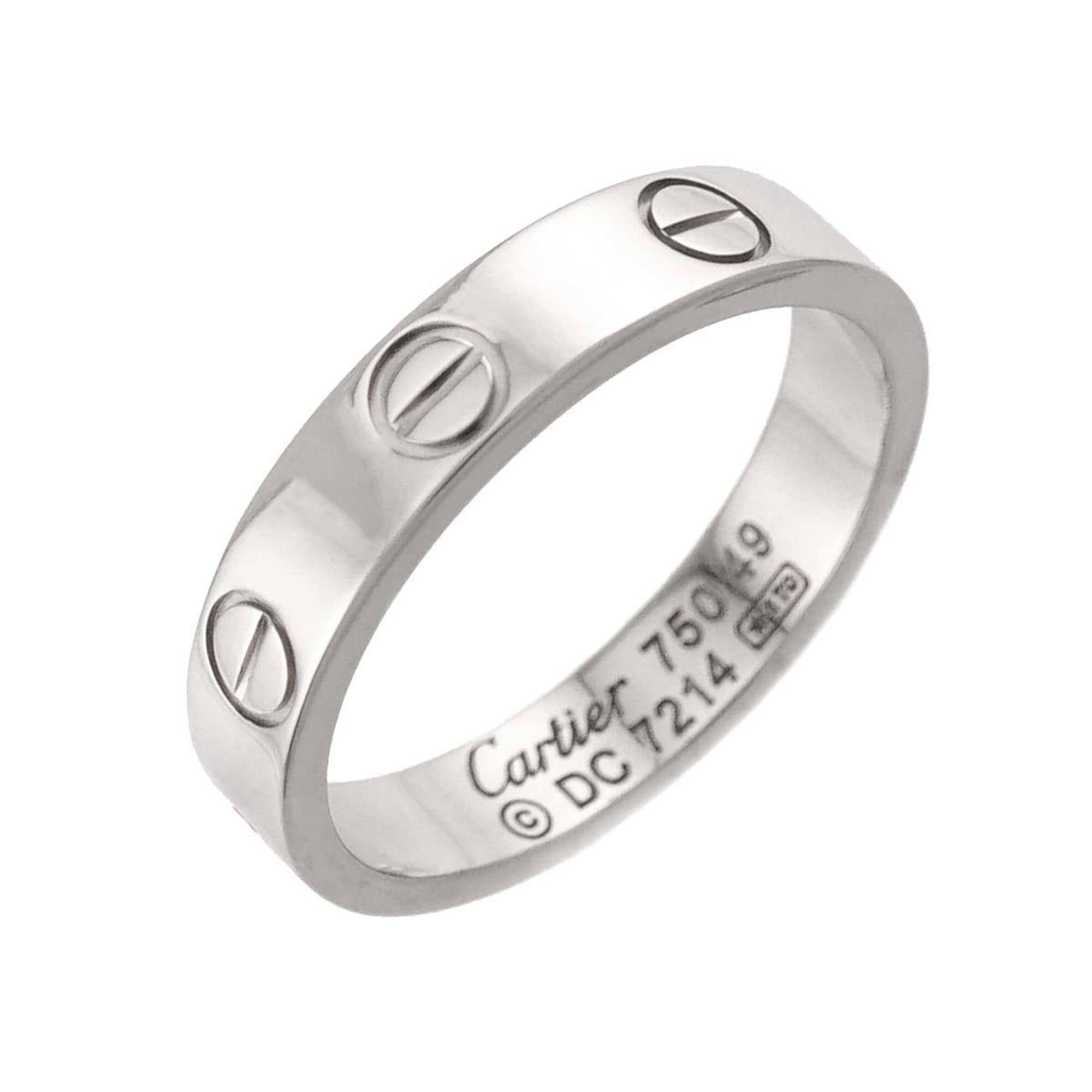 Cartier White Gold (18K) Band Ring (Pre-Owned)