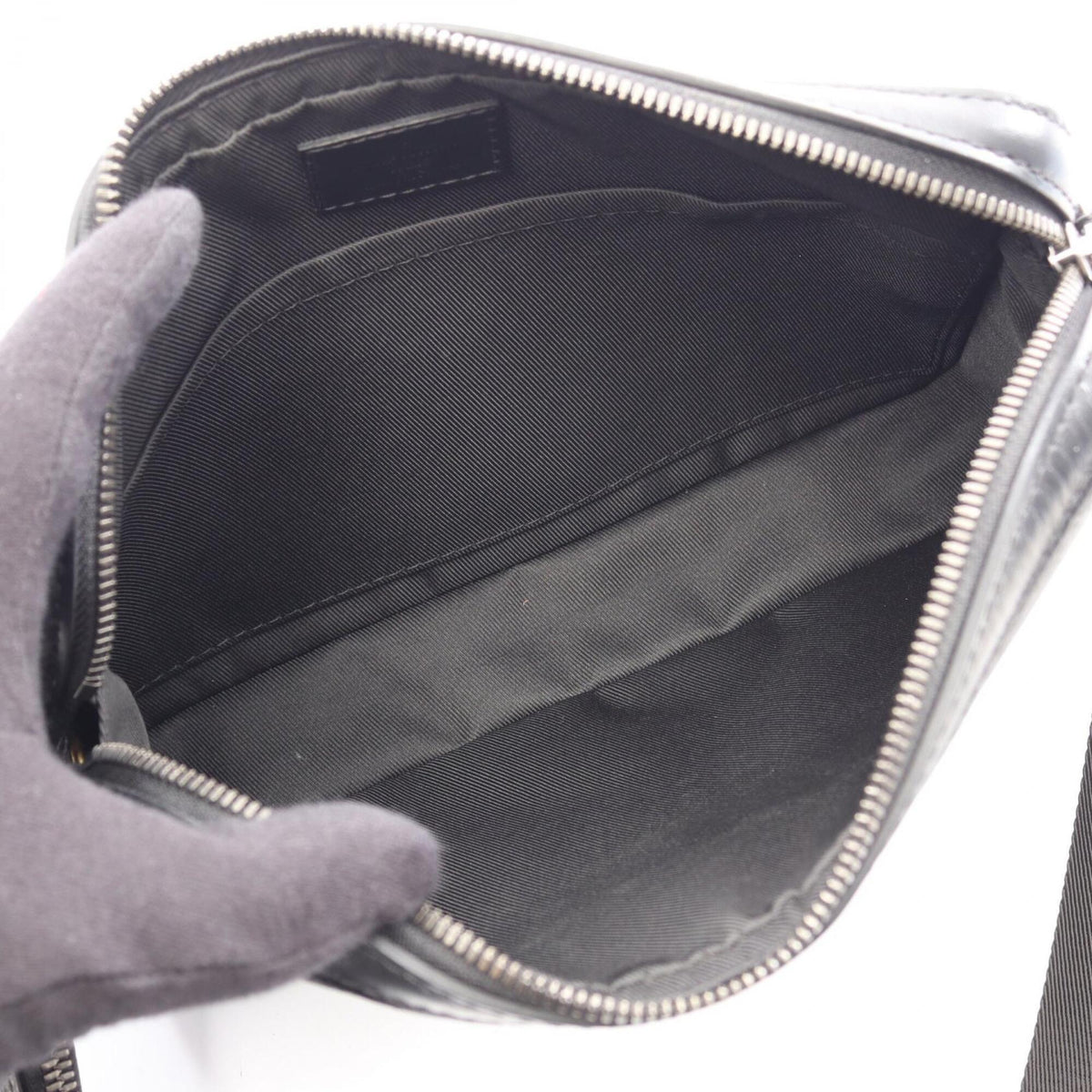 Louis Vuitton Black Gray Coated Canvas Pvc Monogram Eclipse Leather Handbag Shoulder Bag (Pre-Owned)