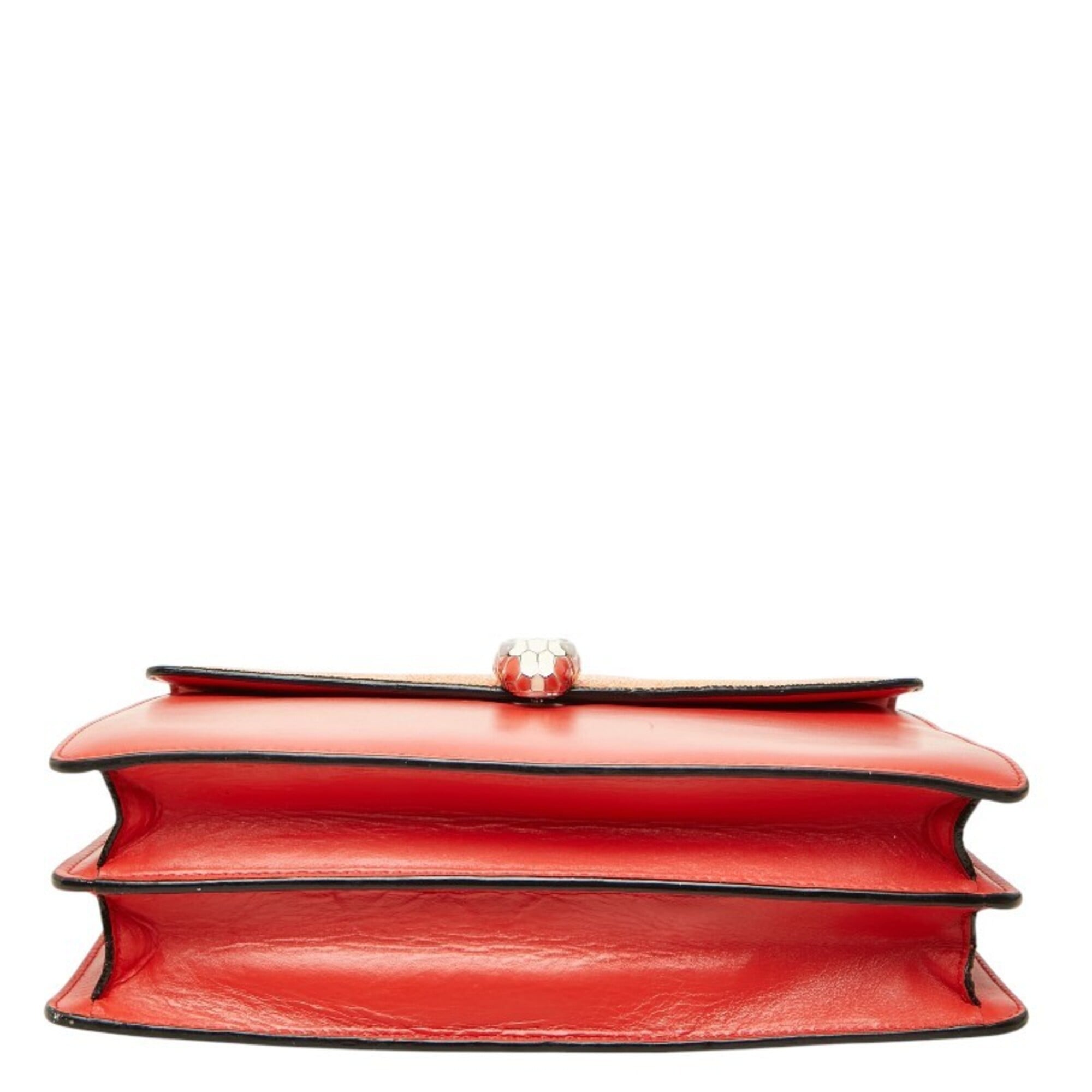 Bvlgari Orange Leather Shoulder Bag (Pre-Owned)