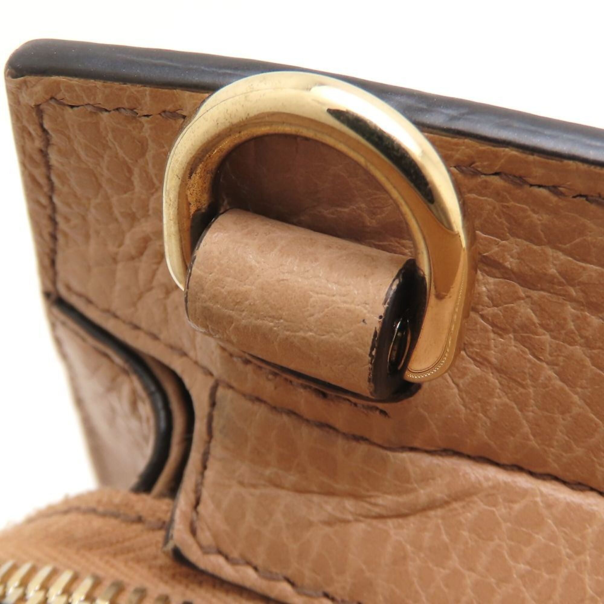 Gucci Beige Leather Handbag (Pre-Owned)