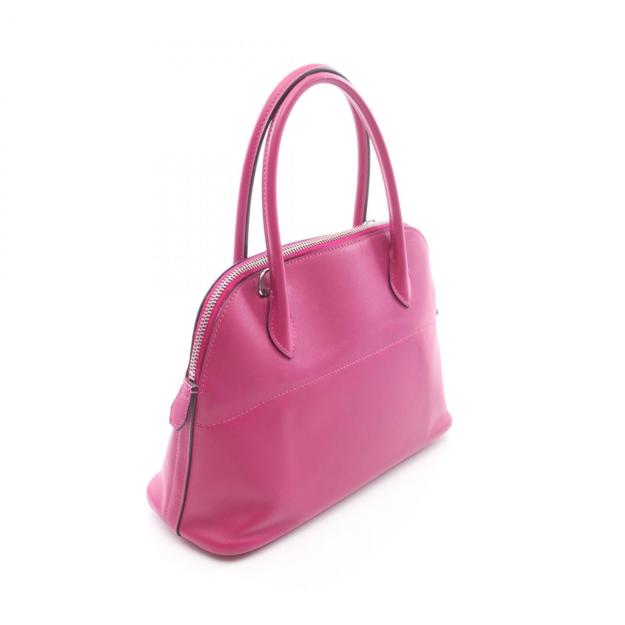 Hermes Pink Rose Purple Swift Leather Handbag (Pre-Owned)