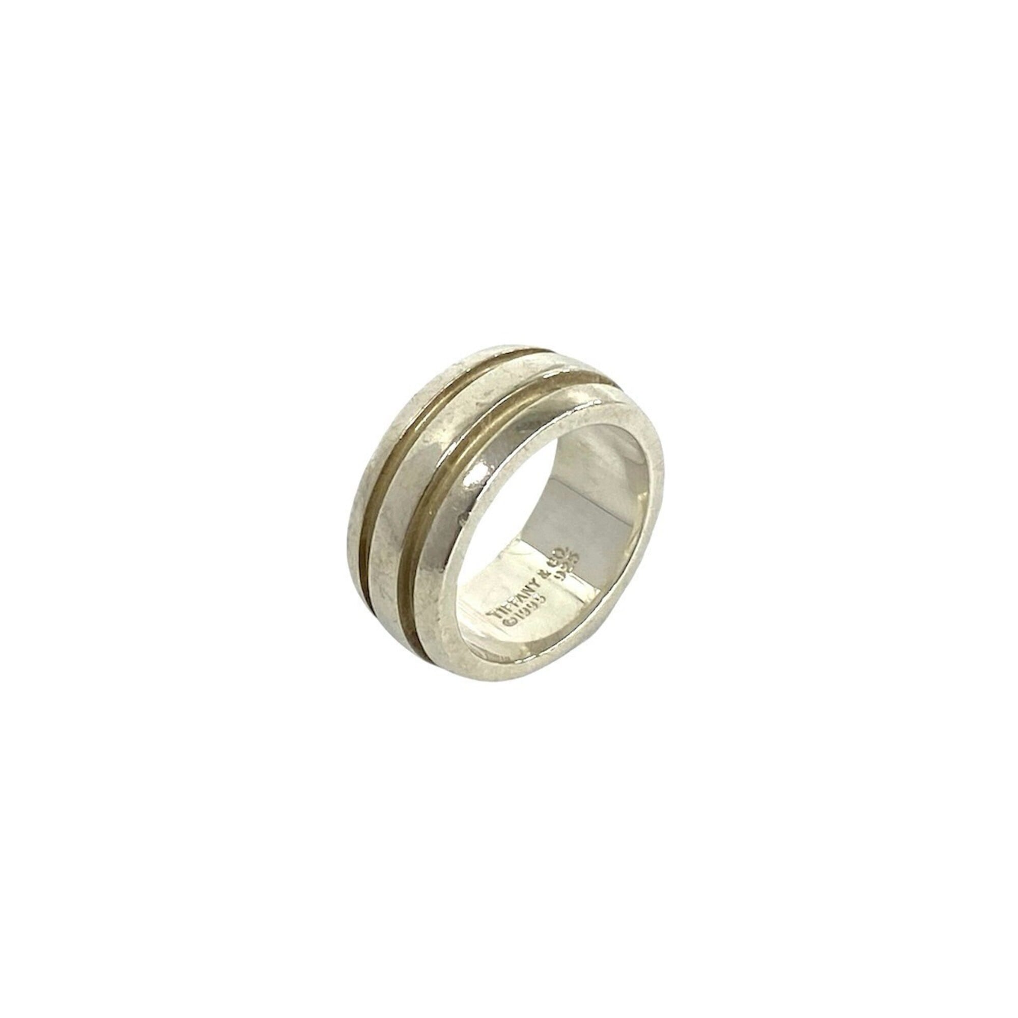 Tiffany Silver Silver 925 Band Ring (Pre-Owned)