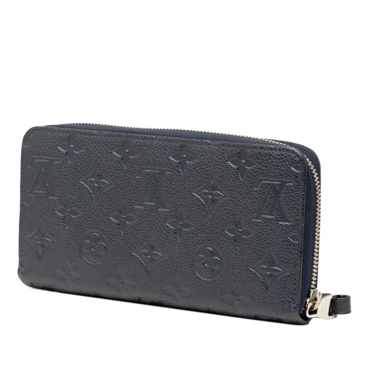Louis Vuitton Monogram Empreinte Marine Metallic Blue Leather Coin Purse/Coin Case (Pre-Owned)