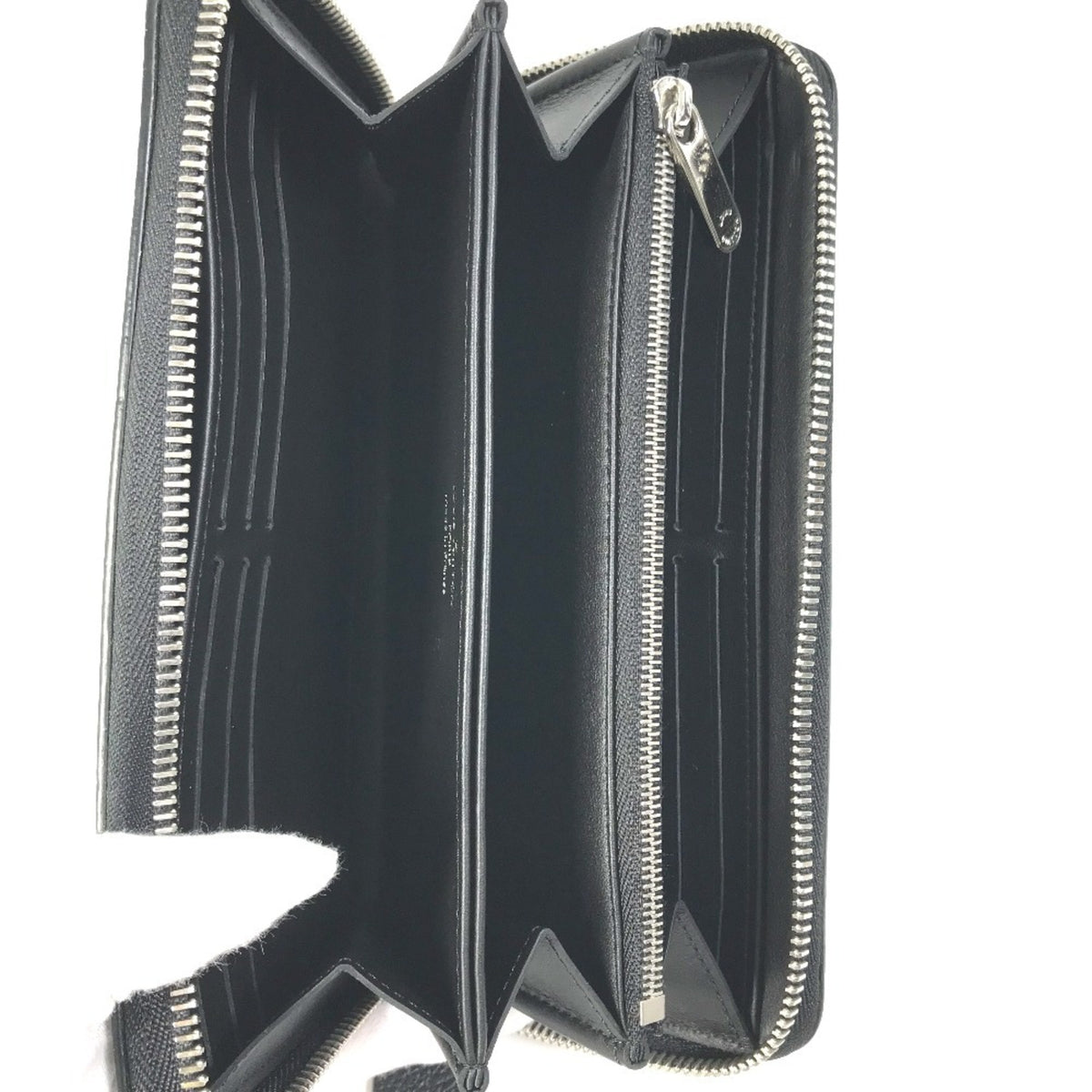 Louis Vuitton Black Mahina Leather Long Wallet (Bi-Fold) (Pre-Owned)