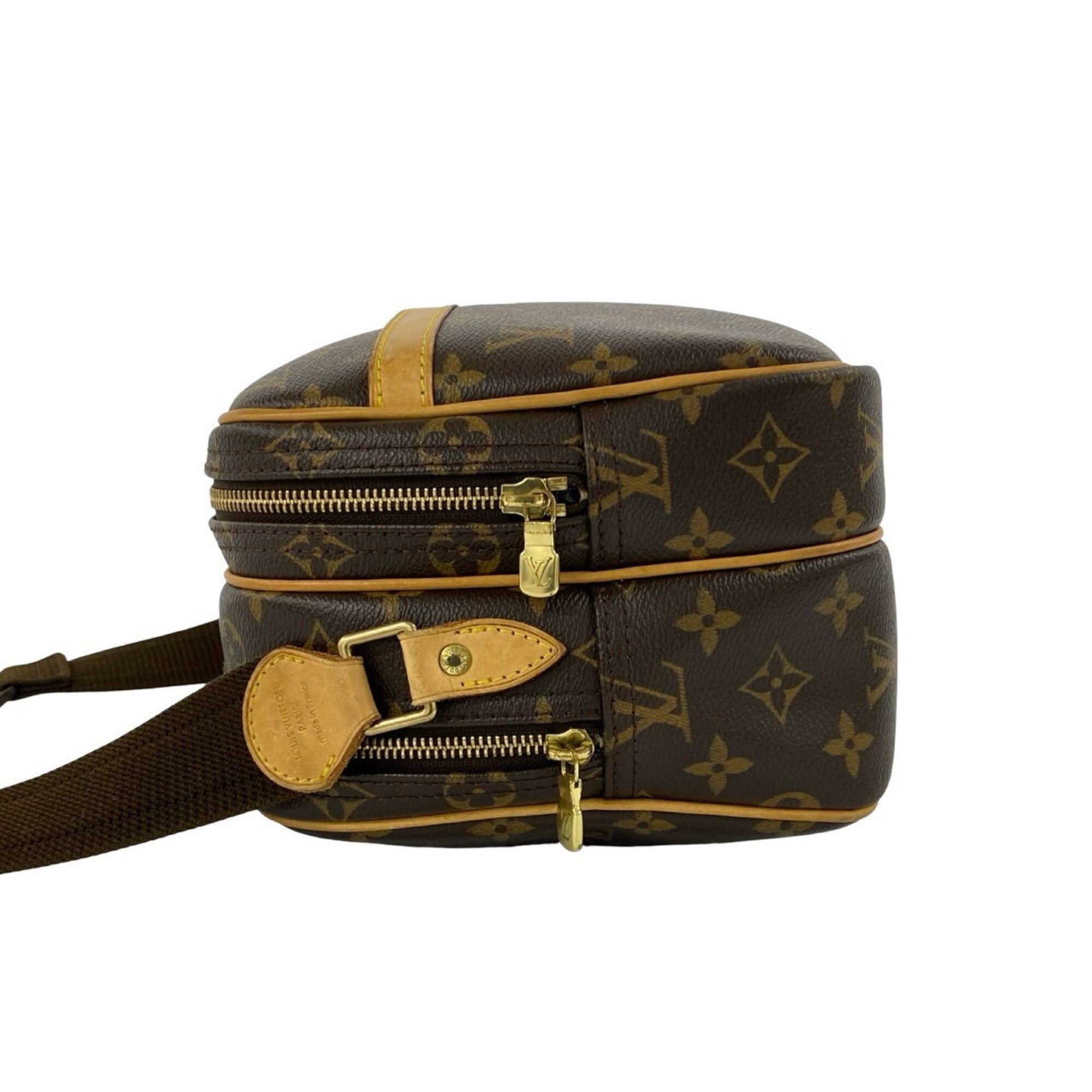 Louis Vuitton Brown Leather Pvc Pochette Shoulder Bag (Pre-Owned)