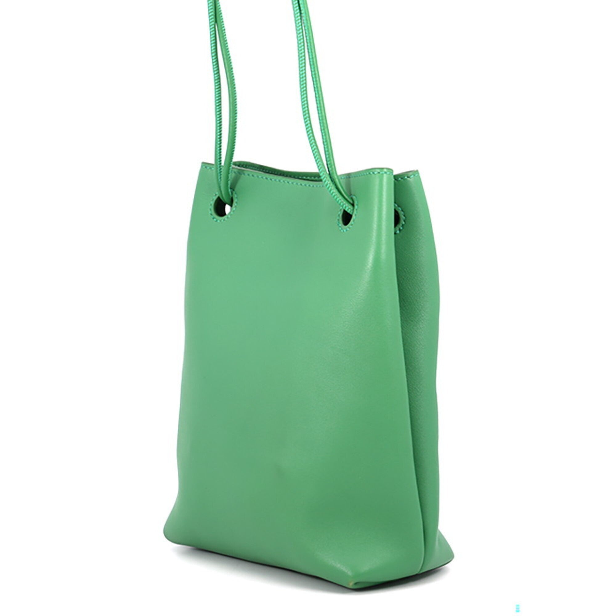Loewe Green Leather Handbag Shoulder Bag (Pre-Owned)