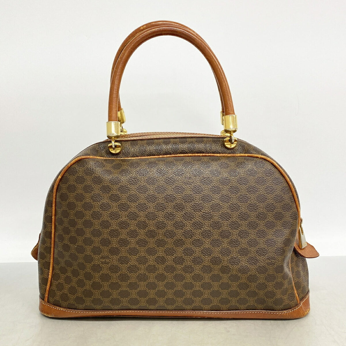Celine Brown Pvc Handbag (Pre-Owned)