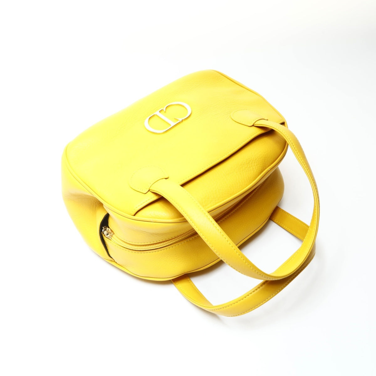 Christian Dior Yellow Leather Handbag (Pre-Owned)