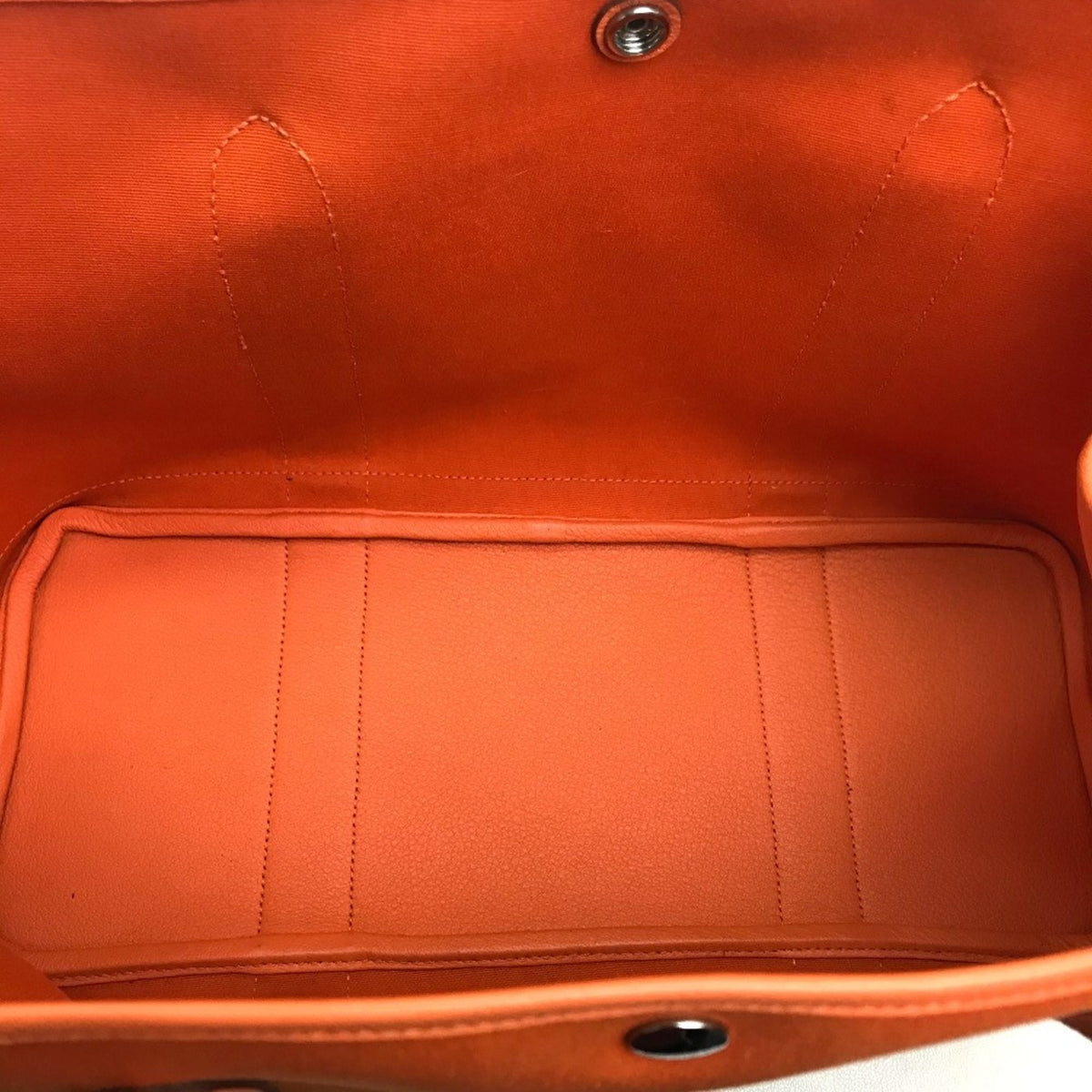Hermes Orange Other Tote Bag (Pre-Owned)