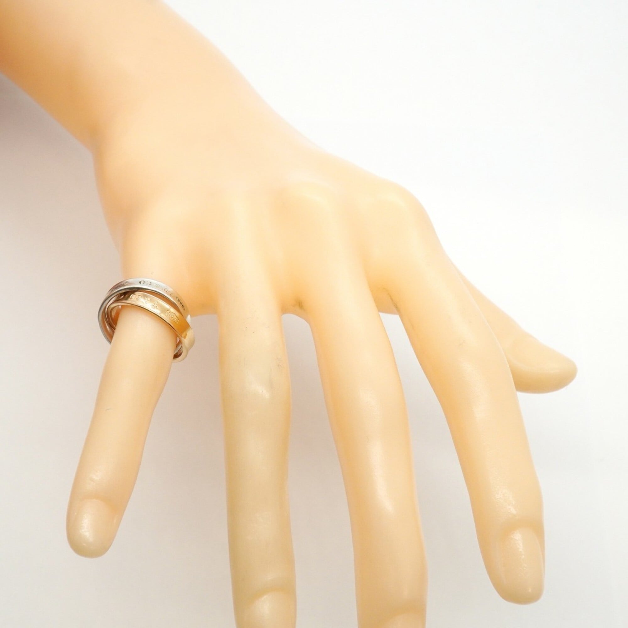 Tiffany Pink Gold (18K) Silver 925 Band Ring (Pre-Owned)