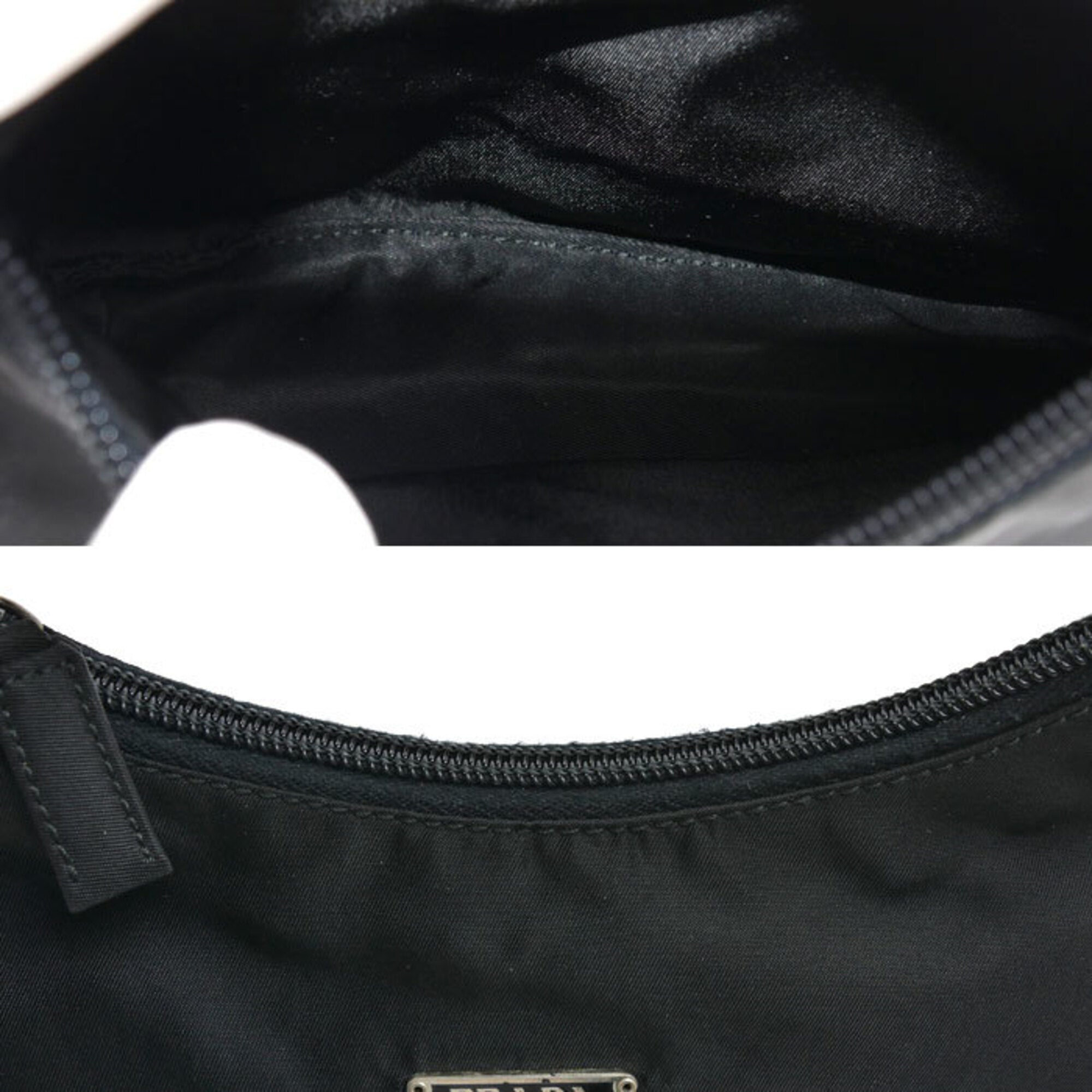 Prada Black Nylon Handbag (Pre-Owned)