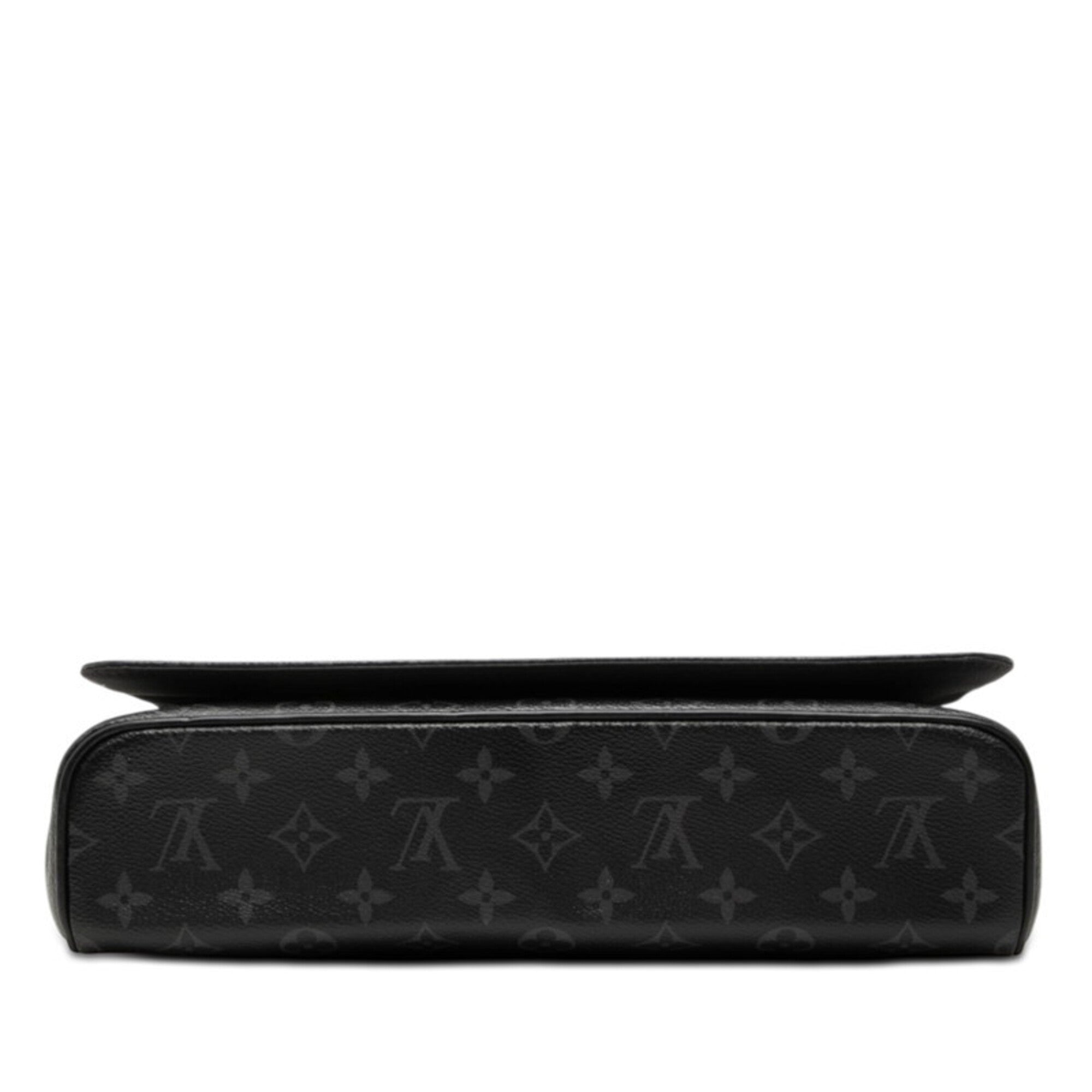 Louis Vuitton Black Pvc Leather Shoulder Bag (Pre-Owned)